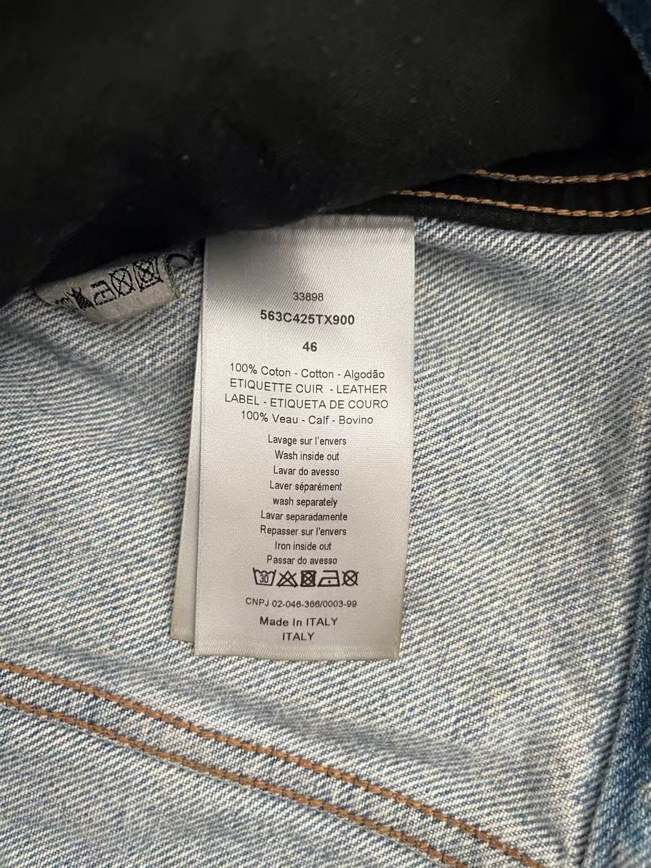 Dior Dior Homme KVA ss15 Scribble Multicolor Denim Jacket Size US S / EU 44-46 / 1 - 5 Thumbnail