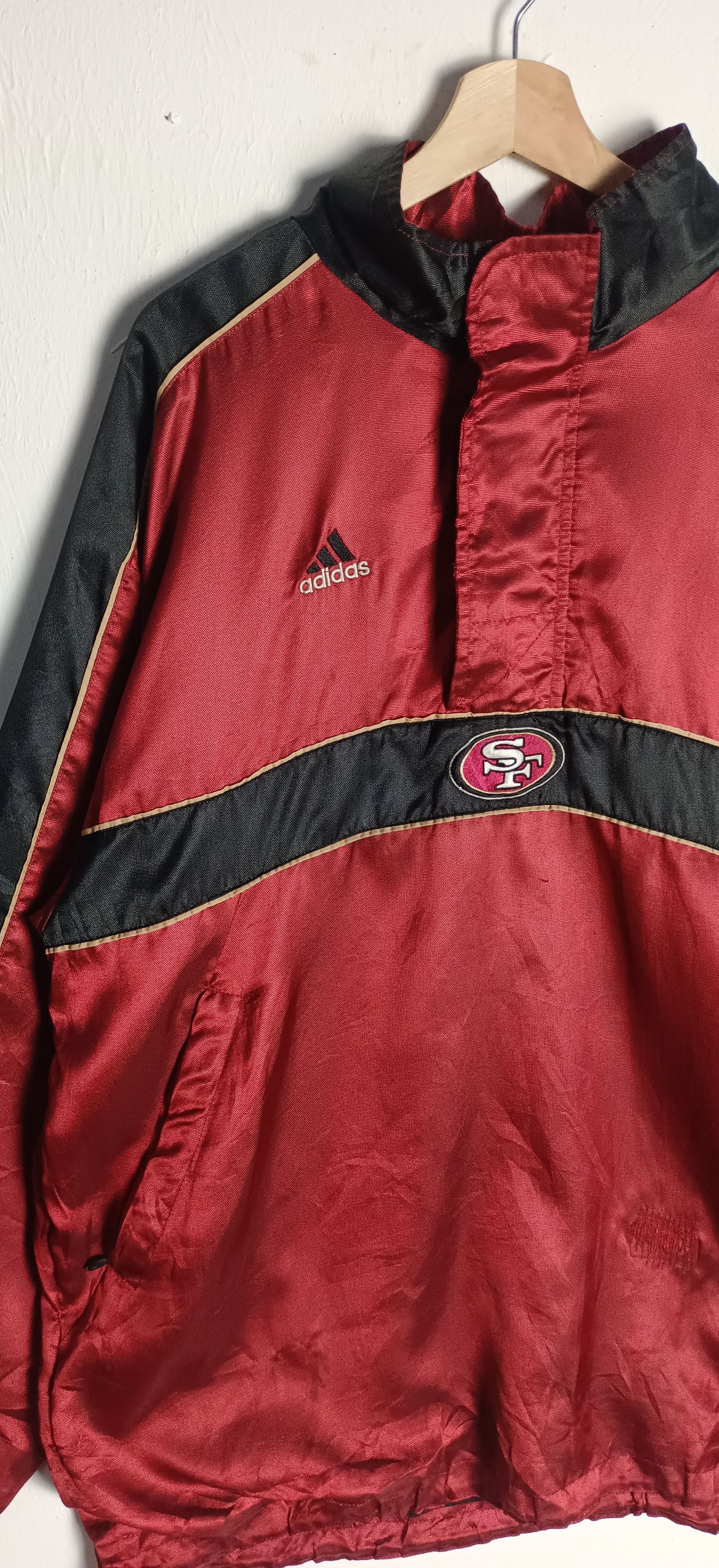 Adidas Vintage 90s💥 Adidas San Francisco NFL Size US XL / EU 56 / 4 - 6 Thumbnail