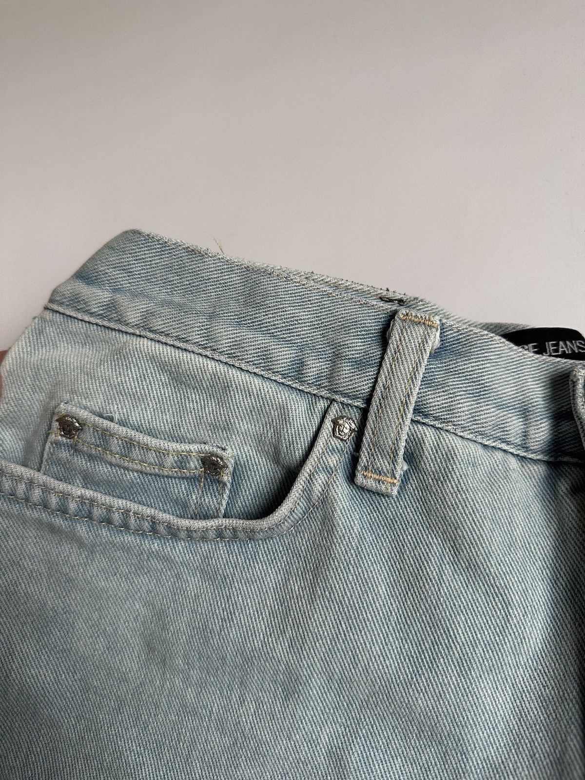 Versace × Versace Jeans Couture × Vintage Vintage Versace Jeans Couture Denim Jeans Medusa Size 29 Size 29" - 8 Thumbnail