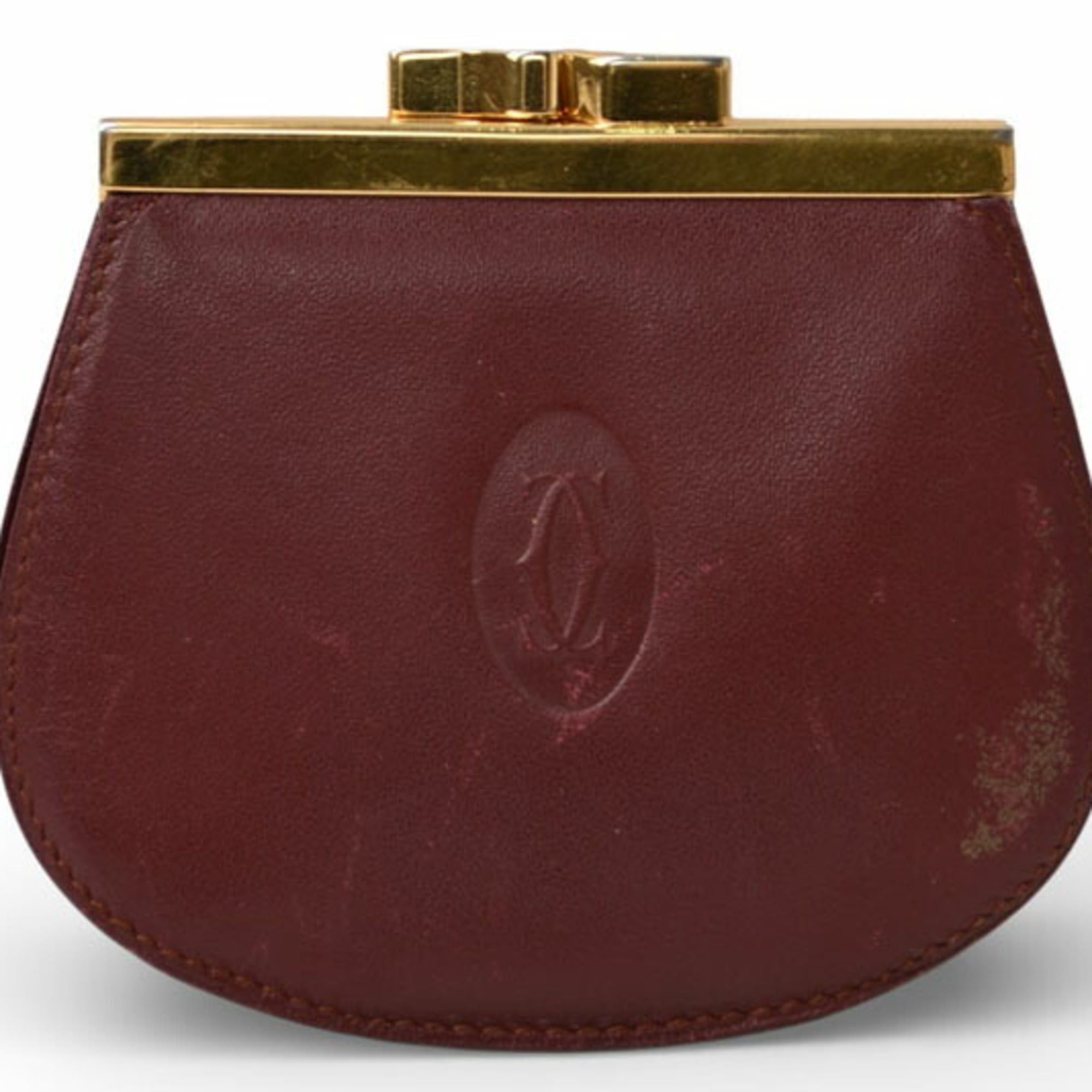 Cartier Cartier coin case, Must de wallet, Bordeaux L300009 Size ONE SIZE - 1 Thumbnail