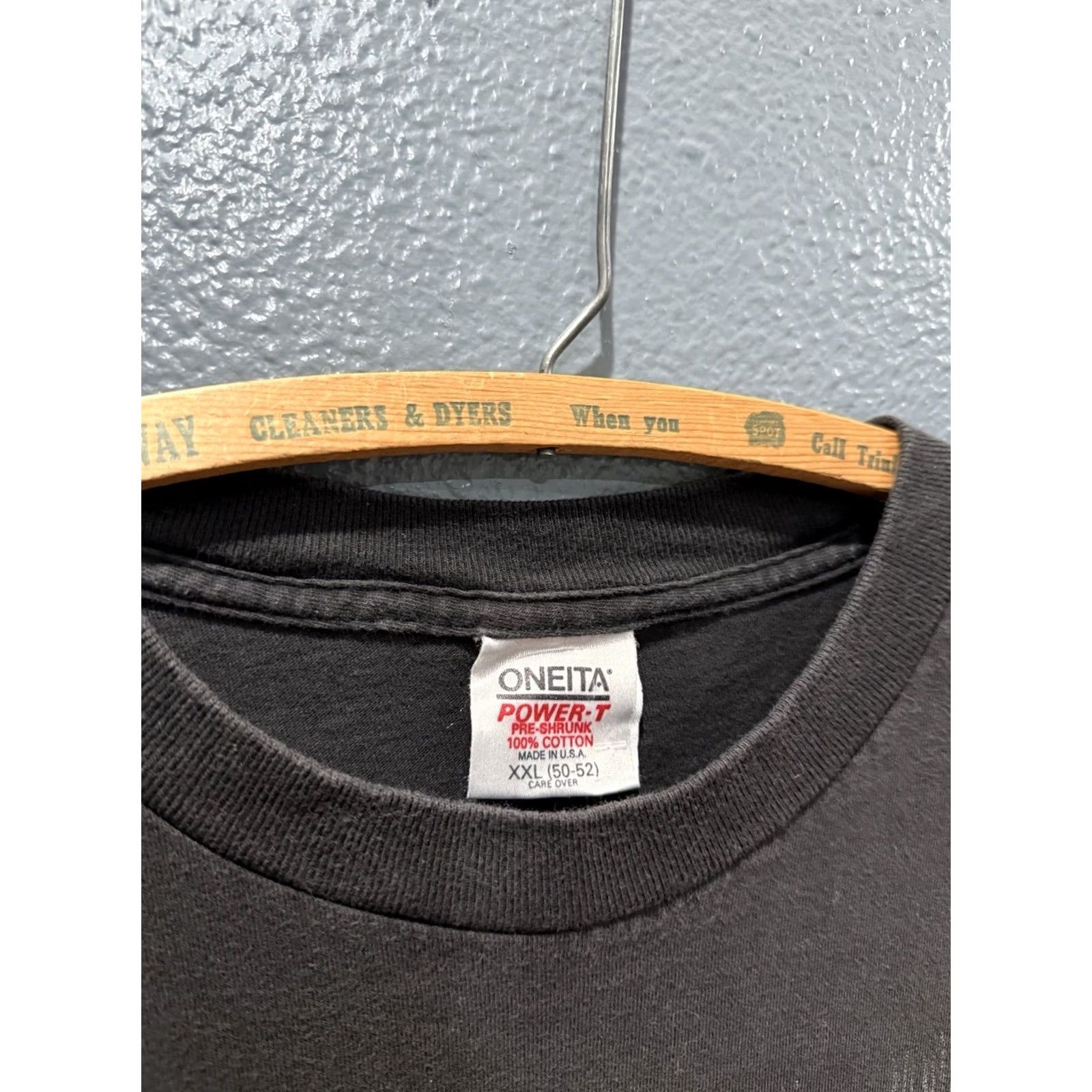 Vintage VINTAGE Hell Ain’t Cool Religion Black Tee Shirt 90s Mens 2XL Onetia Size US XXL / EU 58 / 5 - 2 Thumbnail