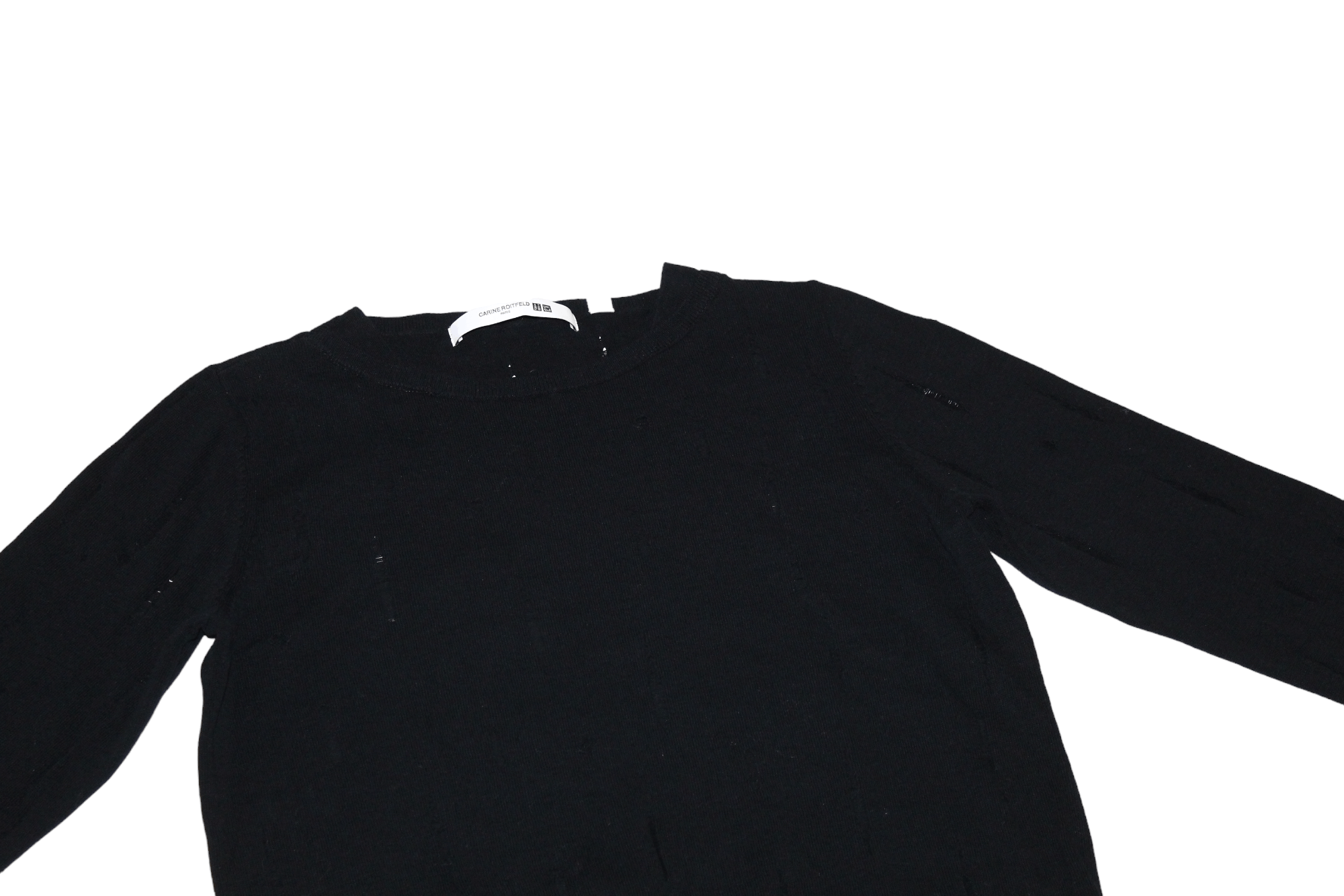 Undercover × Uniqlo Carine Roitfeld Paris x Uniqlo V-neck Distressed Jumper Size M / US 6-8 / IT 42-44 - 3 Thumbnail
