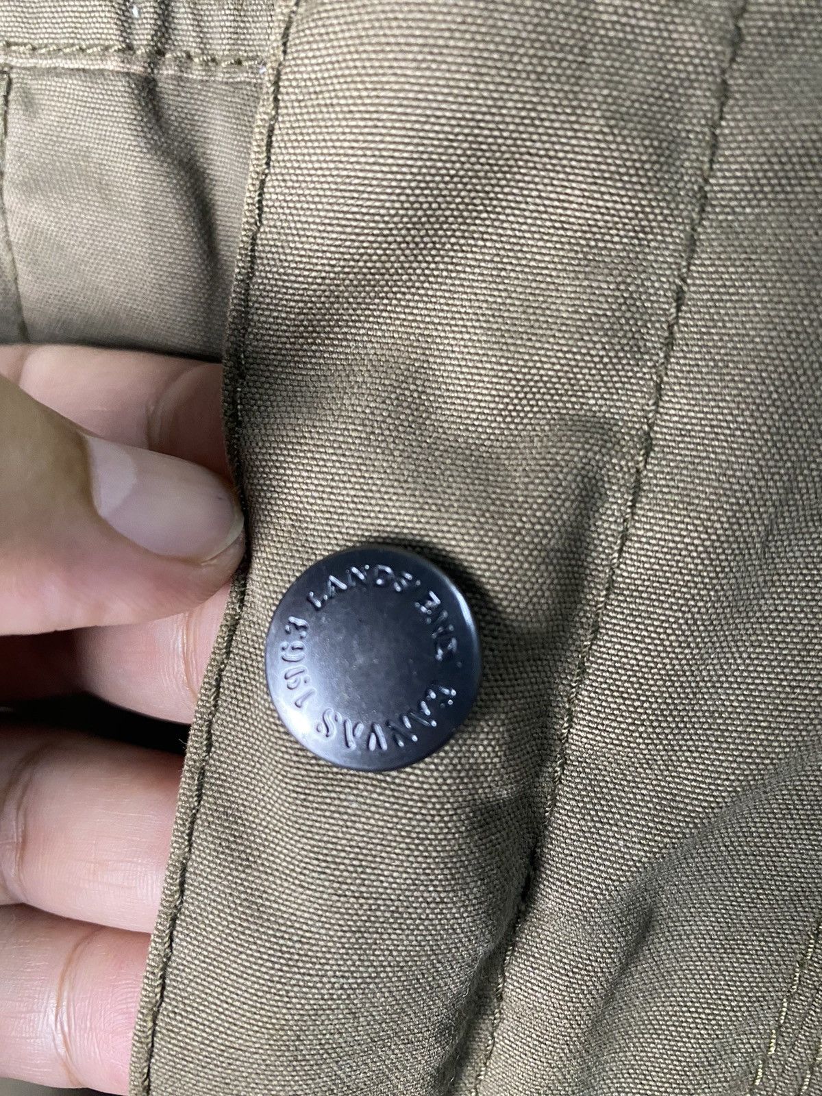 If Six Was Nine × Lands' End × Vintage Lands End Canvas Zipper Button Jacket Size US L / EU 52-54 / 3 - 8 Thumbnail