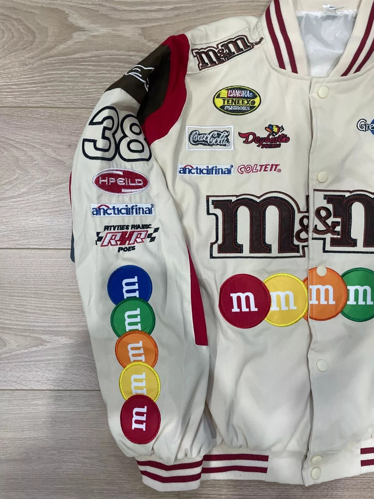 Jeff Hamilton × NASCAR × Vintage Jeff Hamilton M&M’s Nascar Jacket Size US L / EU 52-54 / 3 - 4 Thumbnail