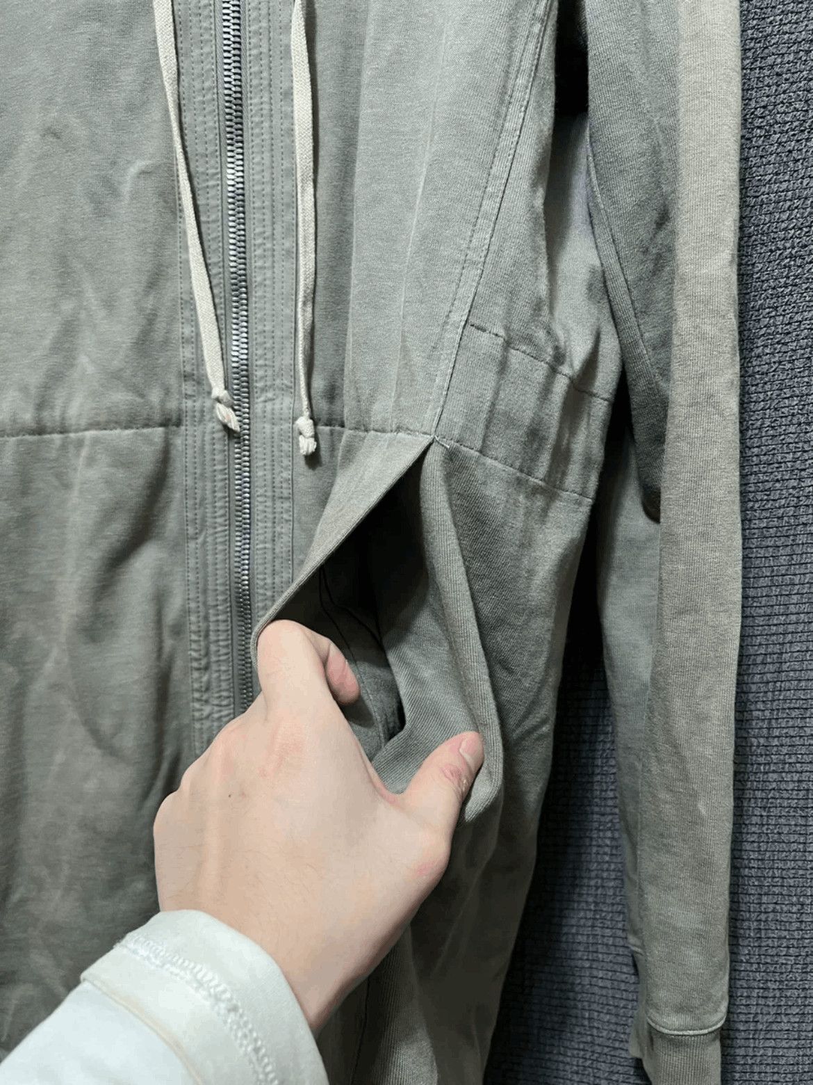 Rick Owens Rick Owens 17AW Mainline Zip-up Hoode Size US M / EU 48-50 / 2 - 4 Thumbnail