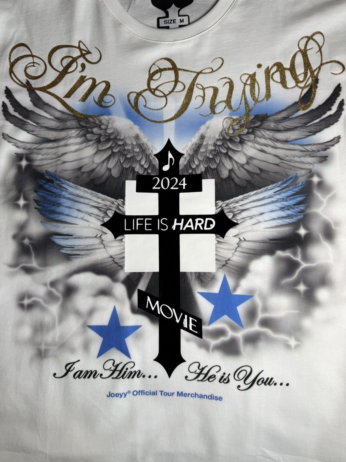 Drain Gang × Haunted Mound Joeyy “Try” Tour tee Size US M / EU 48-50 / 2 - 2 Thumbnail