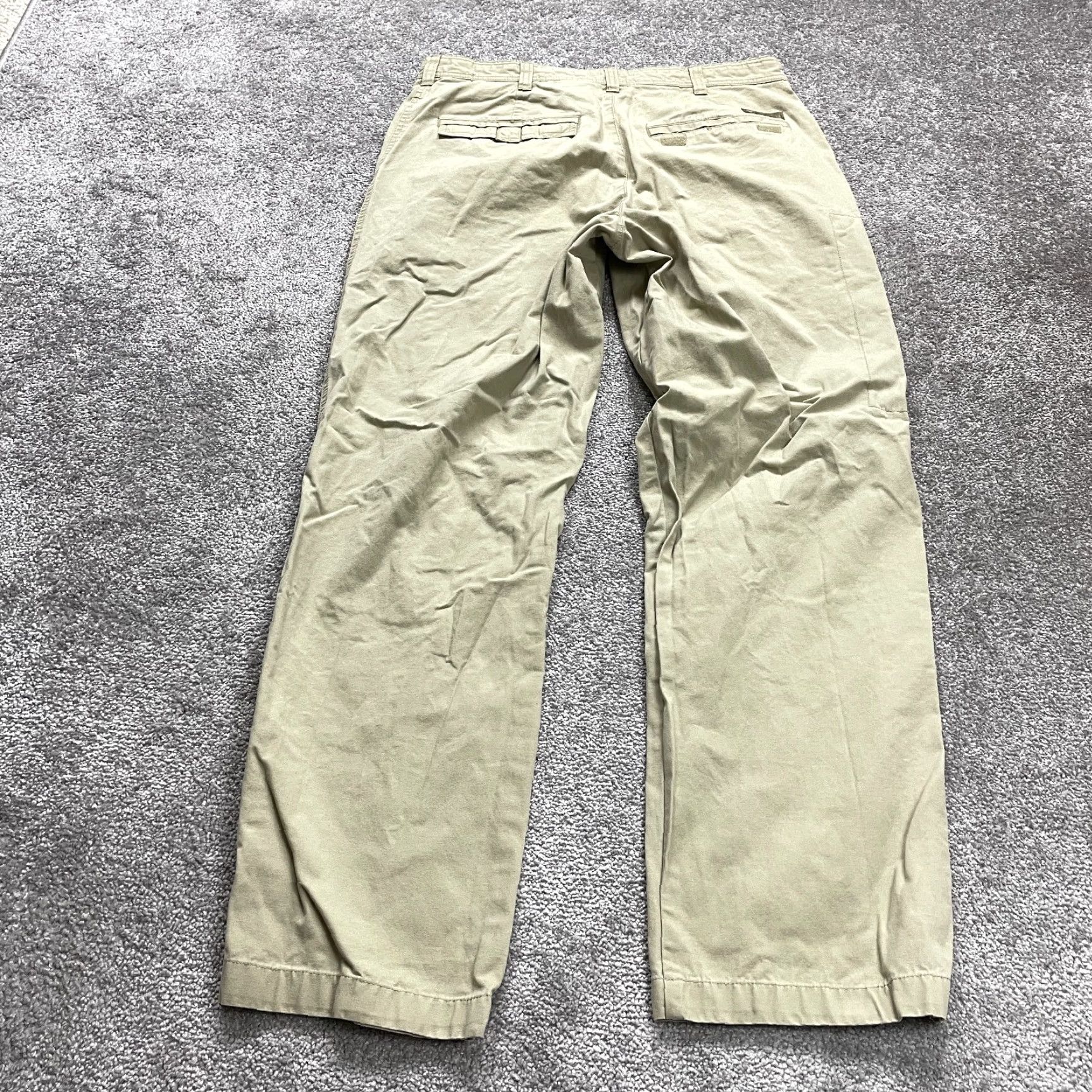 Vintage VINTAGE Columbia Men's Pants Size 34 Beige Workwear Canvas Carpenter Straight Leg Cotton Size US 34 / EU 50 - 2 Thumbnail