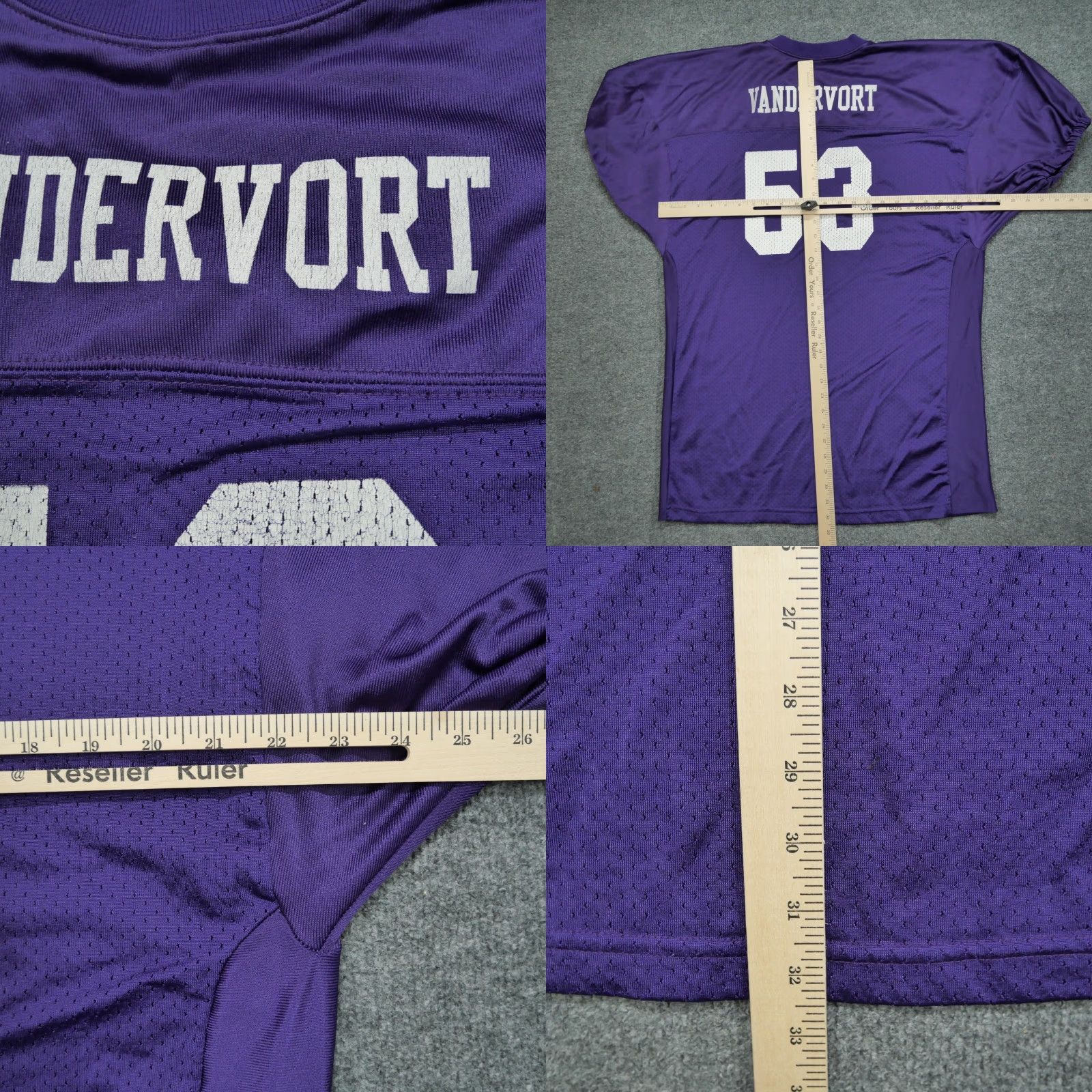 Russell Athletic VINTAGE Russell Athletic Jersey Mens 2XL Purple Football Jerseys 90s Adult 2XL Mens Football Jersey Purple Russell Athletic 90s Size US XXL / EU 58 / 5 - 8 Thumbnail