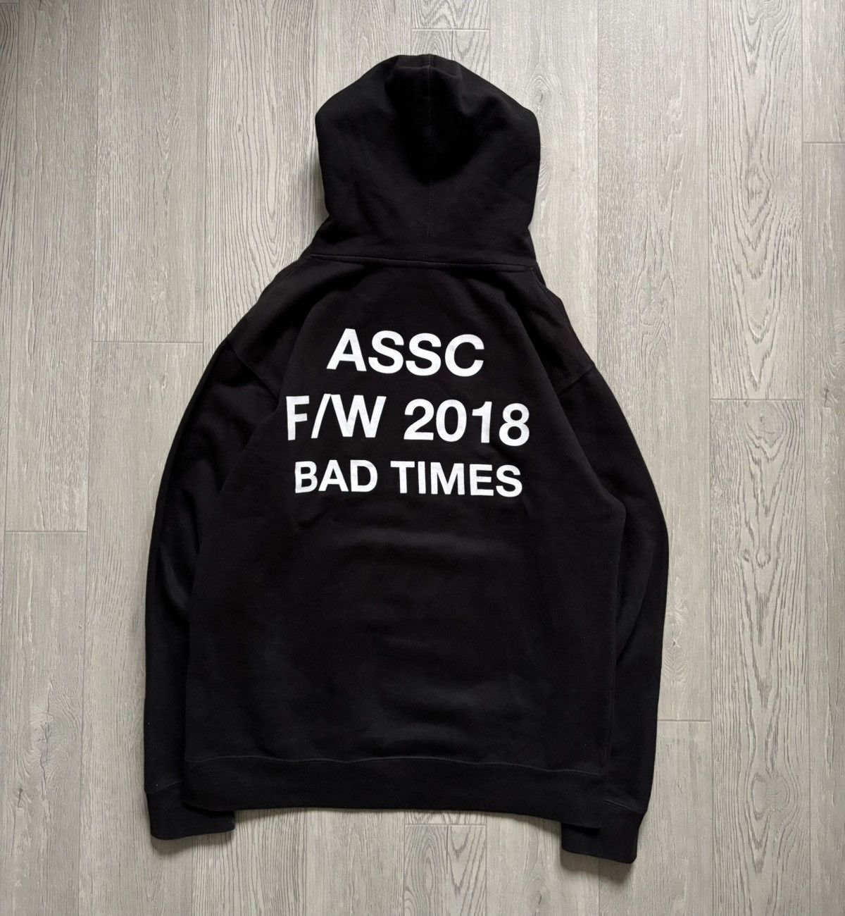Anti Social Social Club × Vintage ASSC F/W 2018 BAD TIMES HOODIE Size US M / EU 48-50 / 2 - 1 Thumbnail