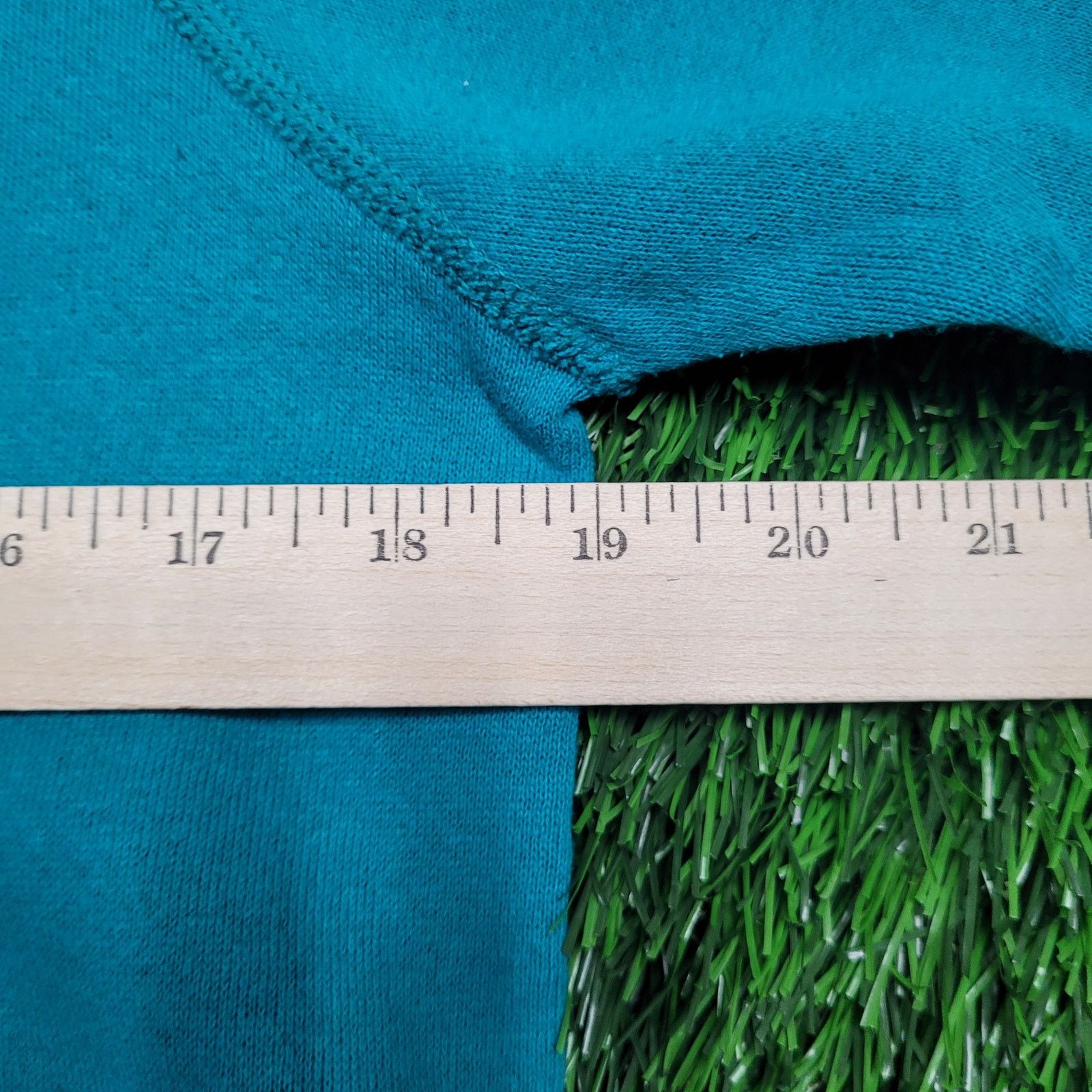 Lee VTG 90s Lee Blank Crewneck Sweatshirt Mens Small USA Teal Size US S / EU 44-46 / 1 - 4 Thumbnail