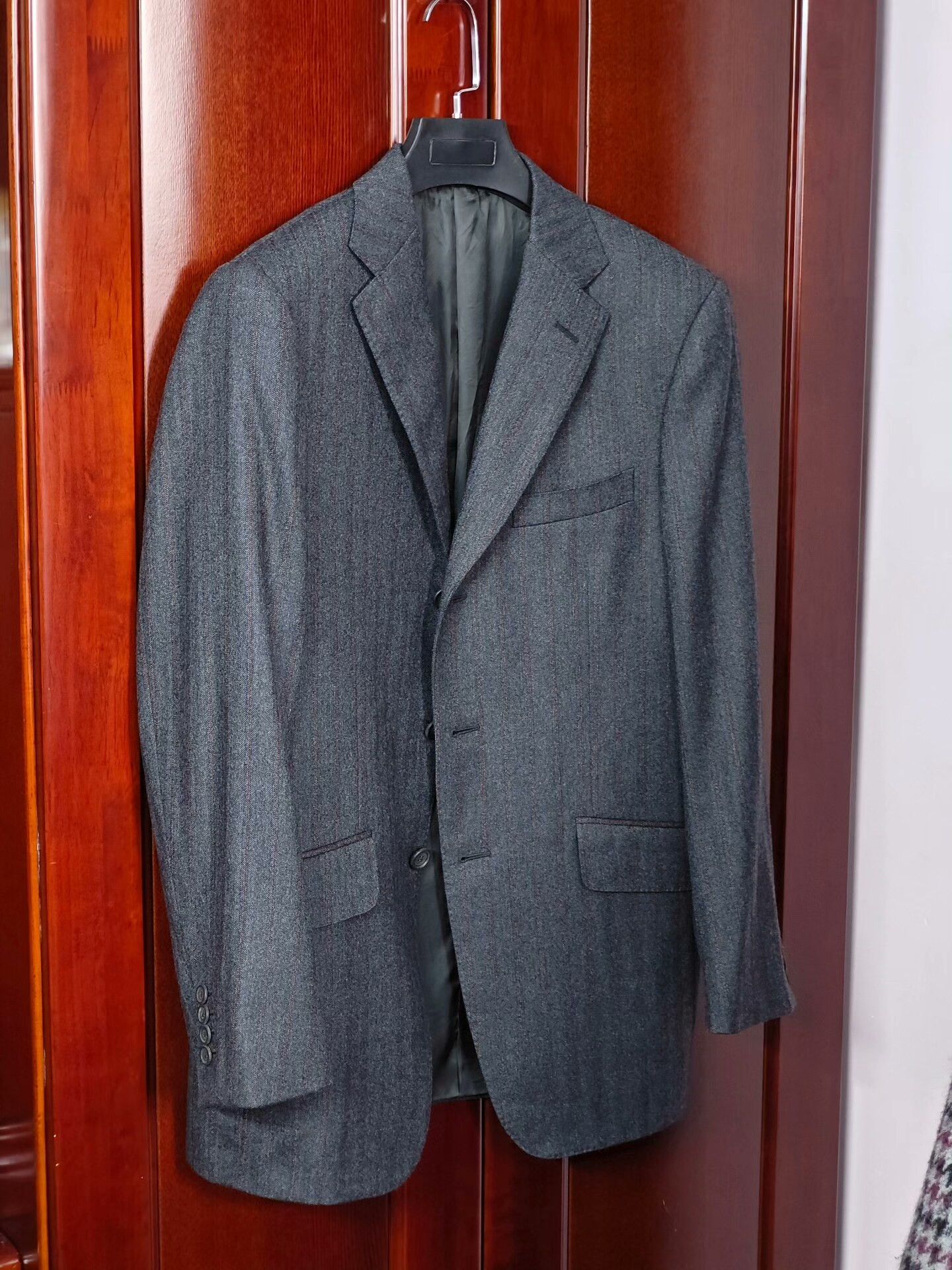 Dunhill Italian Wool Blazer with Stripes