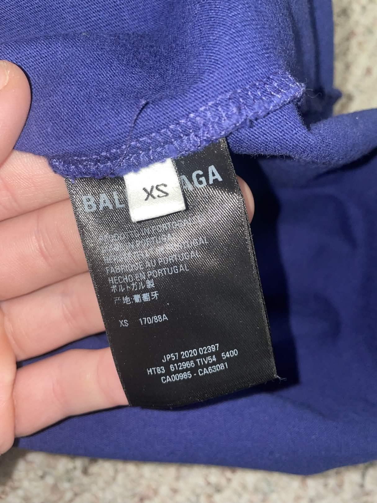 Balenciaga Balenciaga Blue T Shirt Size US XS / EU 42 / 0 - 5 Thumbnail
