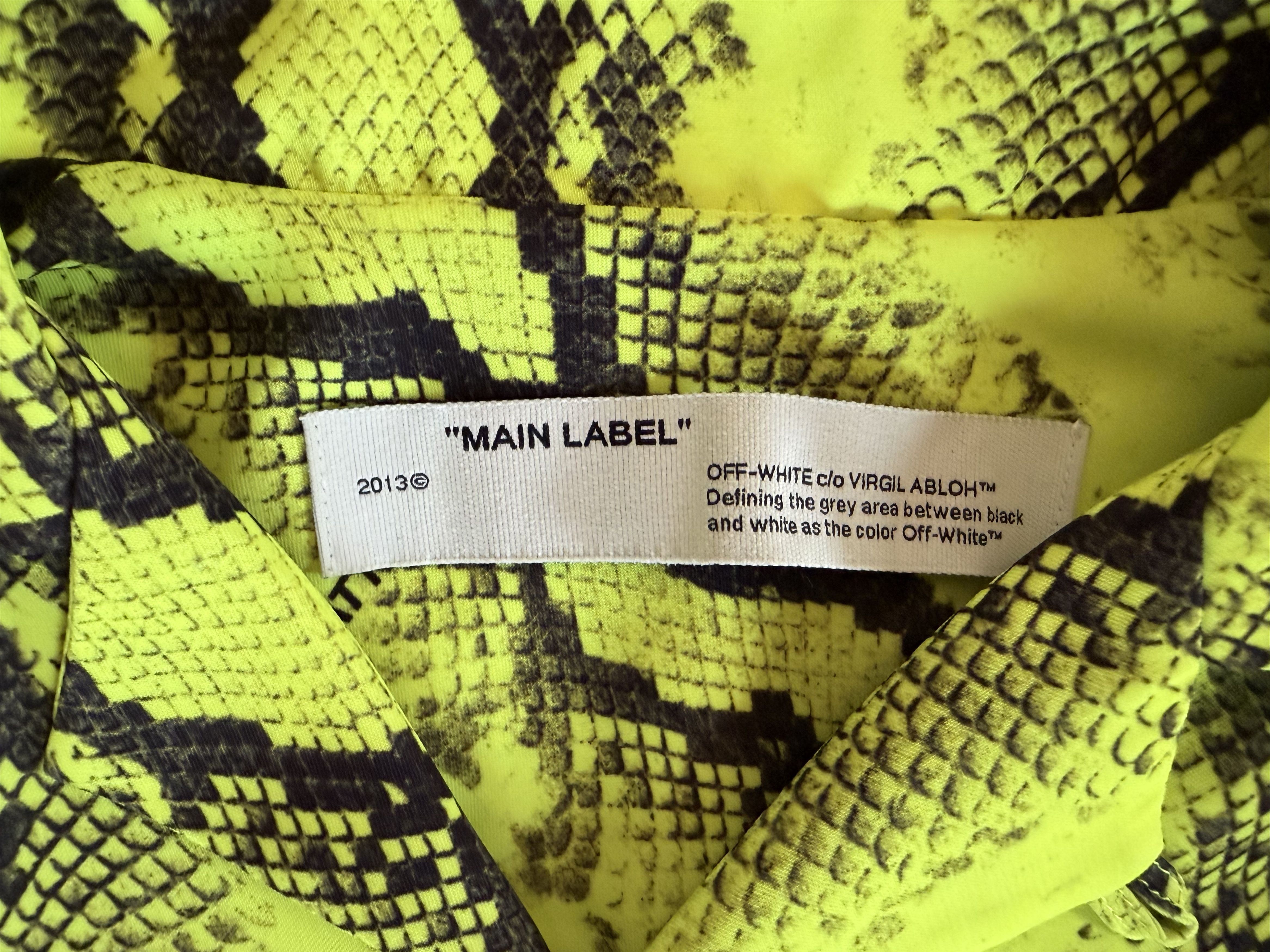 Off-White Off-White Snake-Print Shirt Size US M / EU 48-50 / 2 - 2 Thumbnail
