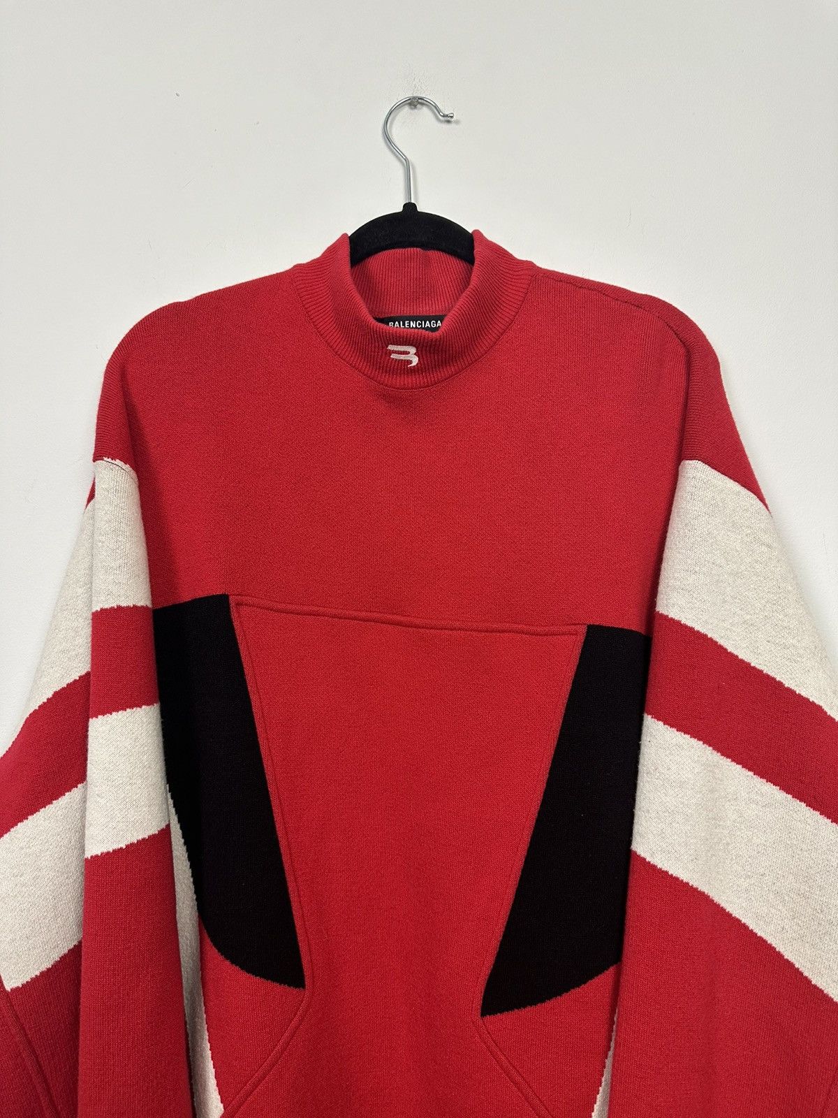 Balenciaga Sport B Boxy Knit Size US L / EU 52-54 / 3 - 2 Thumbnail