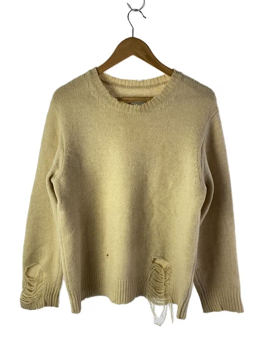 Maison Margiela AW18 Distressed Wool Knit Sweater Size US S / EU 44-46 / 1 - 1 Thumbnail