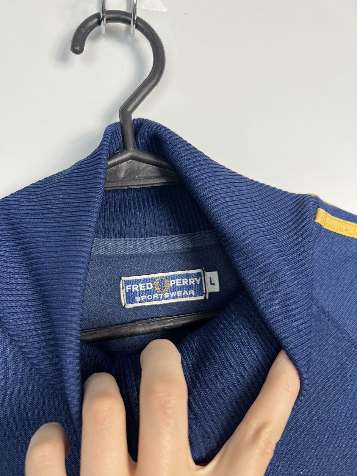Fred Perry 80’s Sweatshirt Fred Perry Small Logo Zipped Vintage 80’s Size US L / EU 52-54 / 3 - 3 Thumbnail