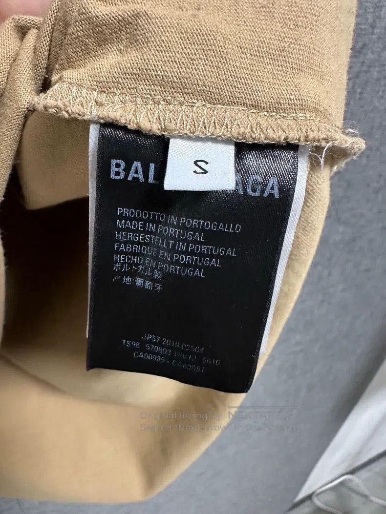 Balenciaga Balenciaga Wheat Color Letter Printed Size US S / EU 44-46 / 1 - 4 Thumbnail