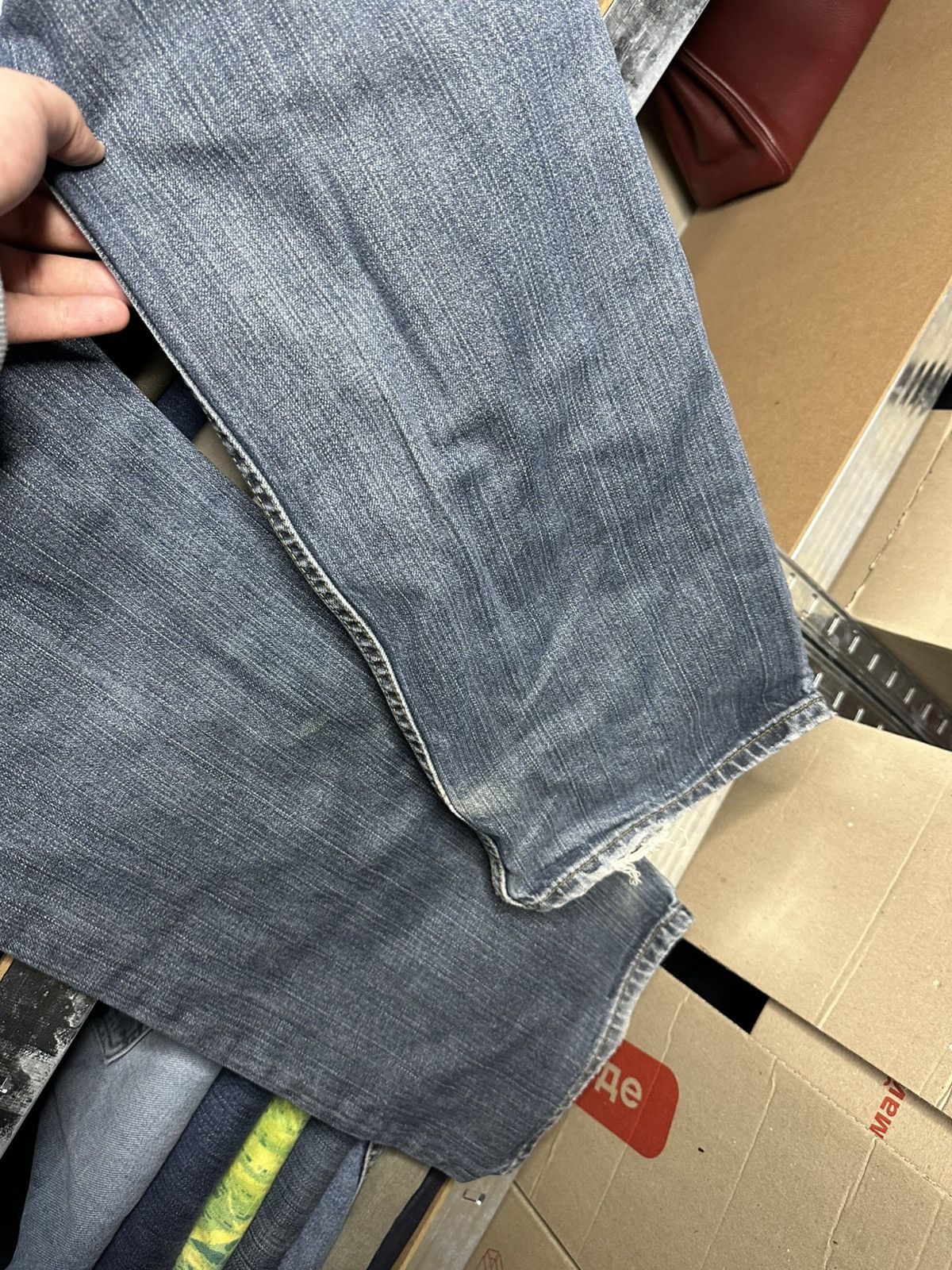 Levi's Levi's 506 Straight Jeans W36 L34 Denim Faded Pants Size US 36 / EU 52 - 18 Thumbnail