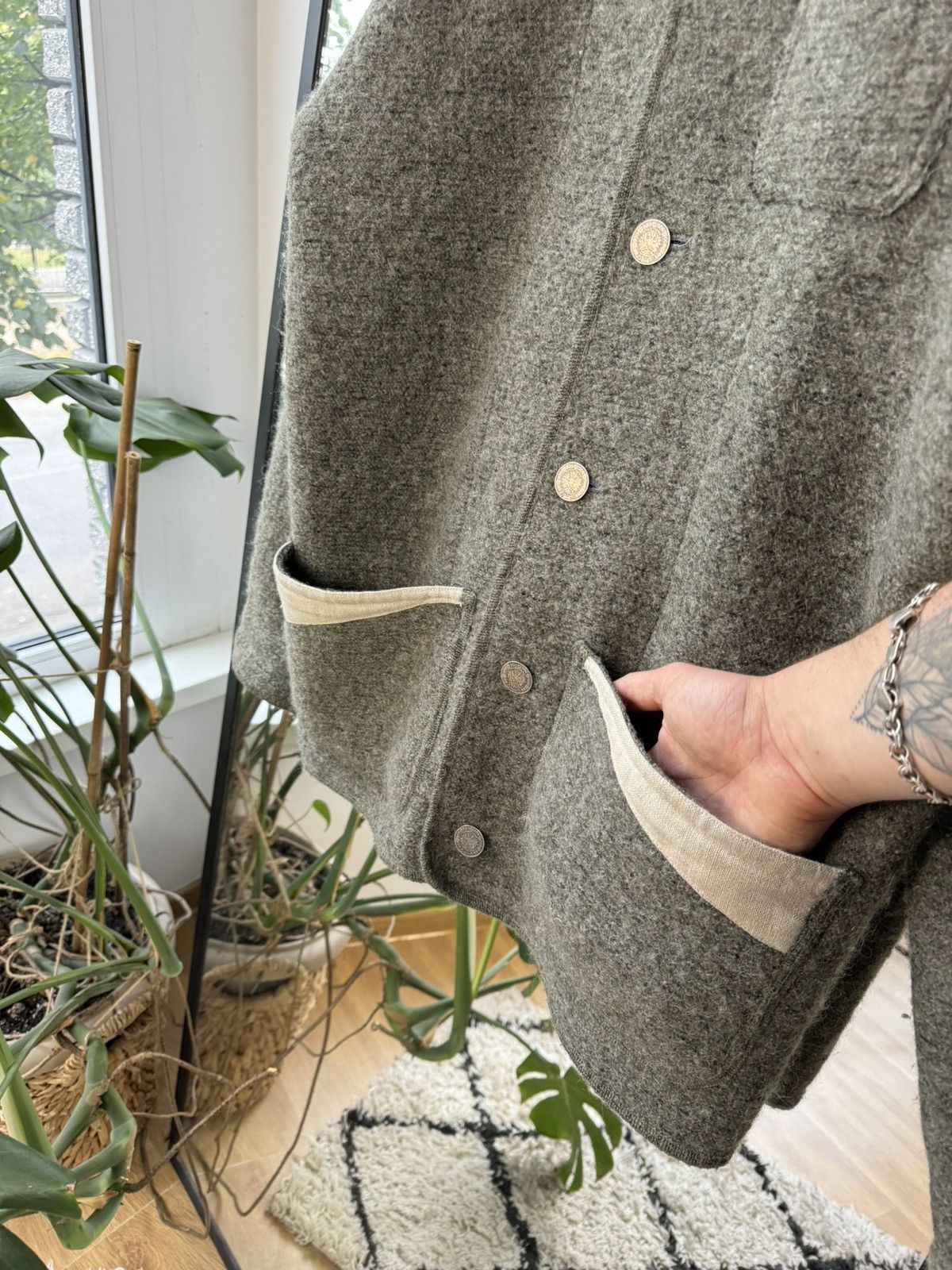 Vintage Austro-Hungarian vintage wool jacket 1900’s Size US XL / EU 56 / 4 - 7 Thumbnail