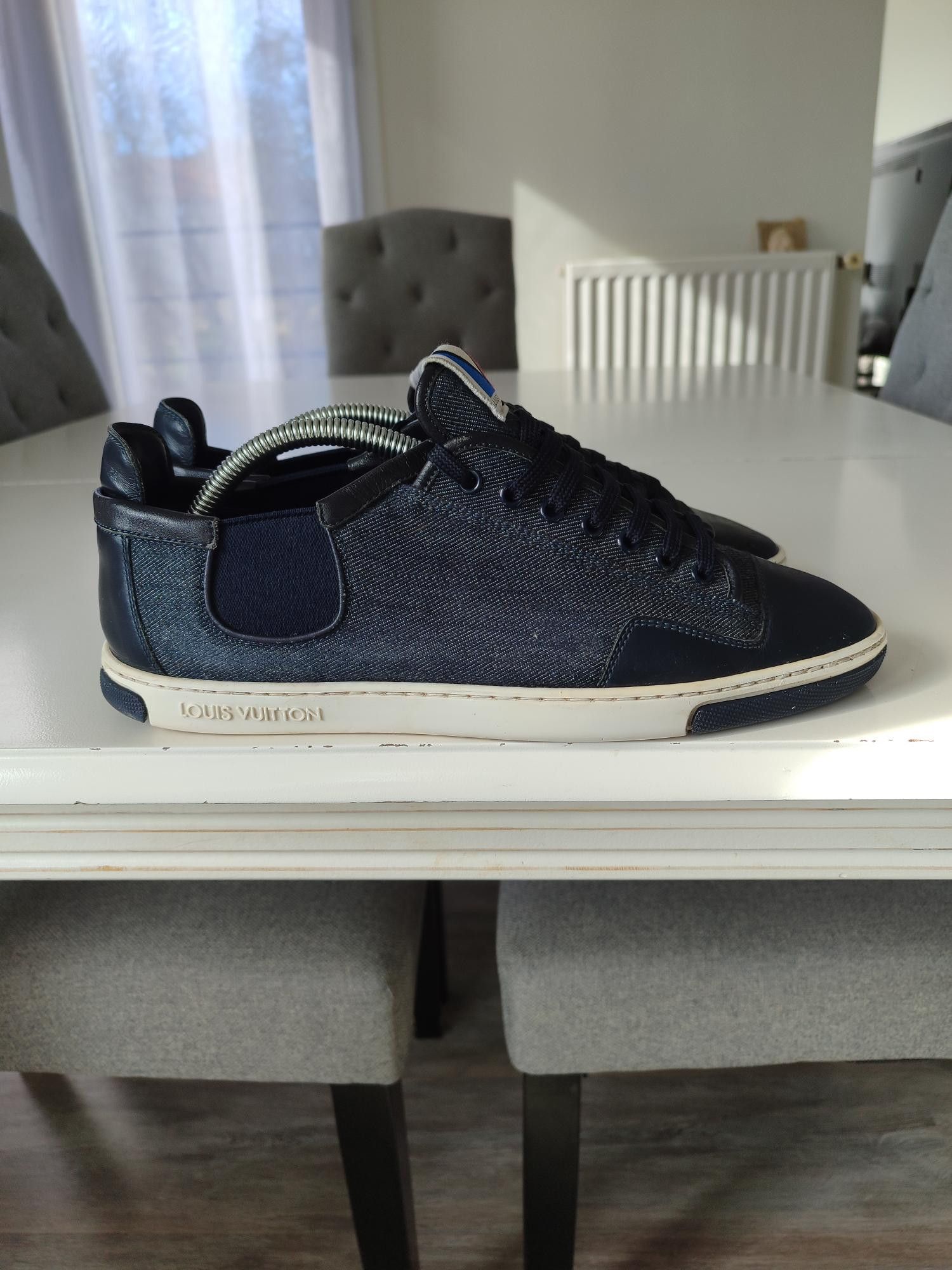 Louis Vuitton BASKETS LOUIS VUITTON SLALOM DENIM Size US 8.5 / EU 41-42 - 3 Thumbnail