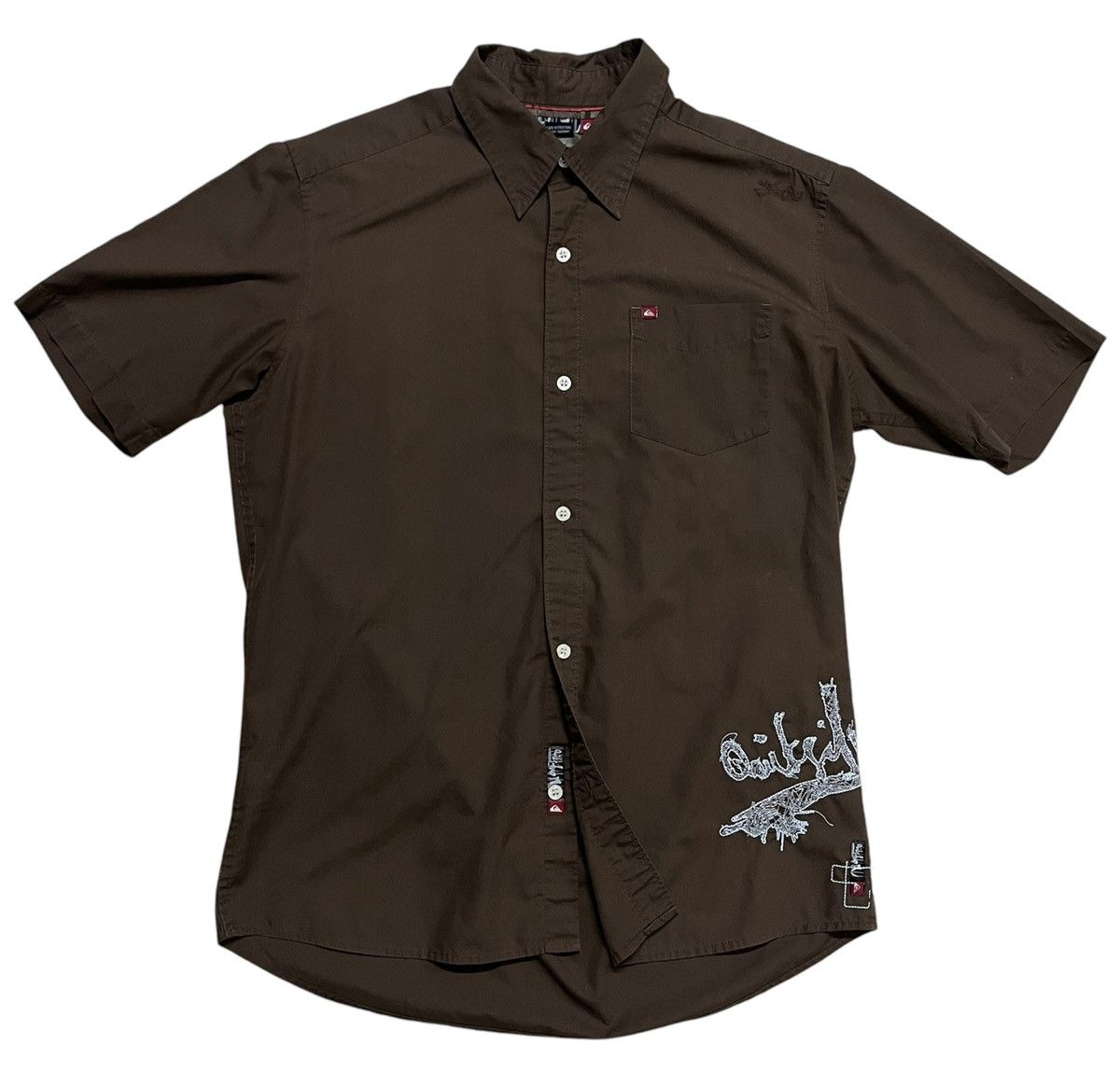 Quicksilver × Quiksilver × Vintage Y2K Quiksilver Button Up Shirt Size US M / EU 48-50 / 2 - 1 Thumbnail