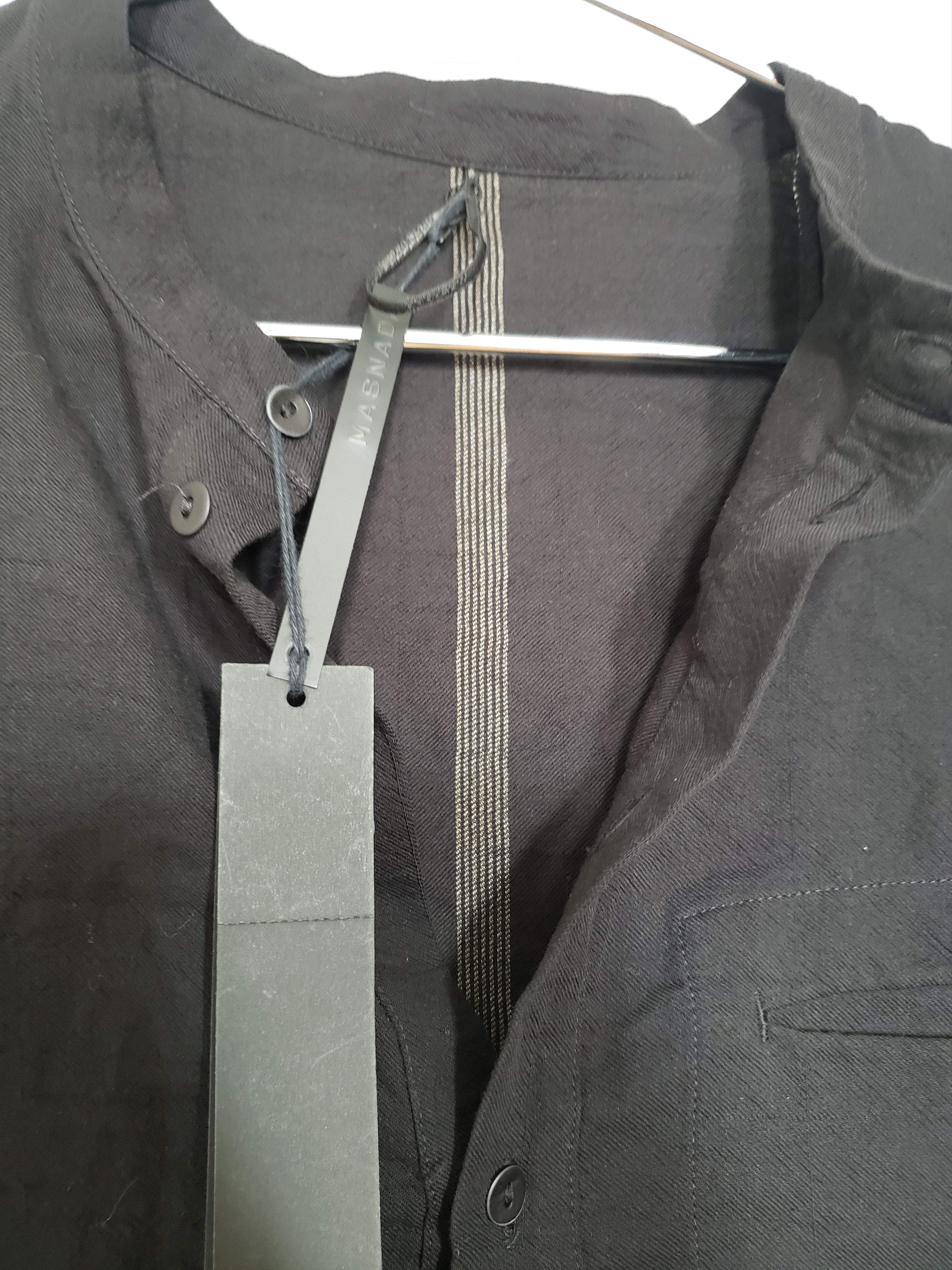Masnada NWT s/s23 $410 Linen Blend Button Up Size US L / EU 52-54 / 3 - 2 Thumbnail