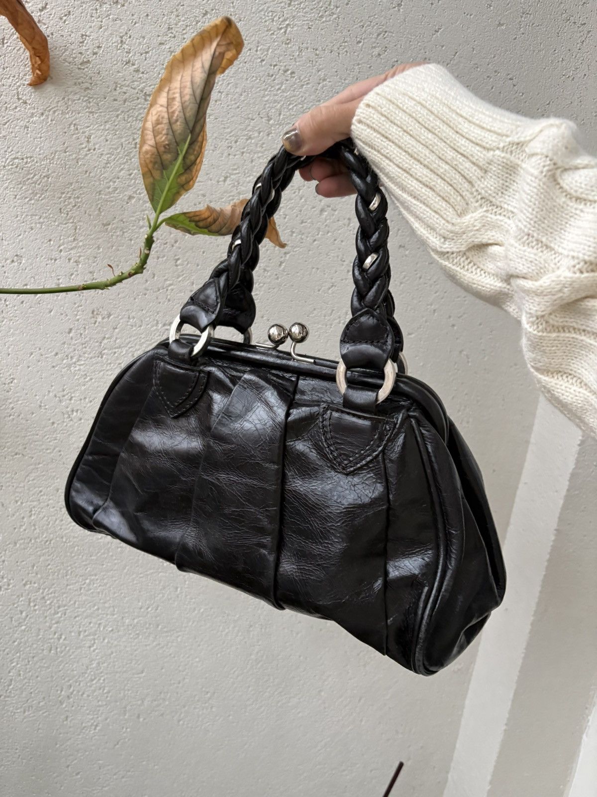 Vintage Vakko leather bag Size ONE SIZE - 14 Thumbnail