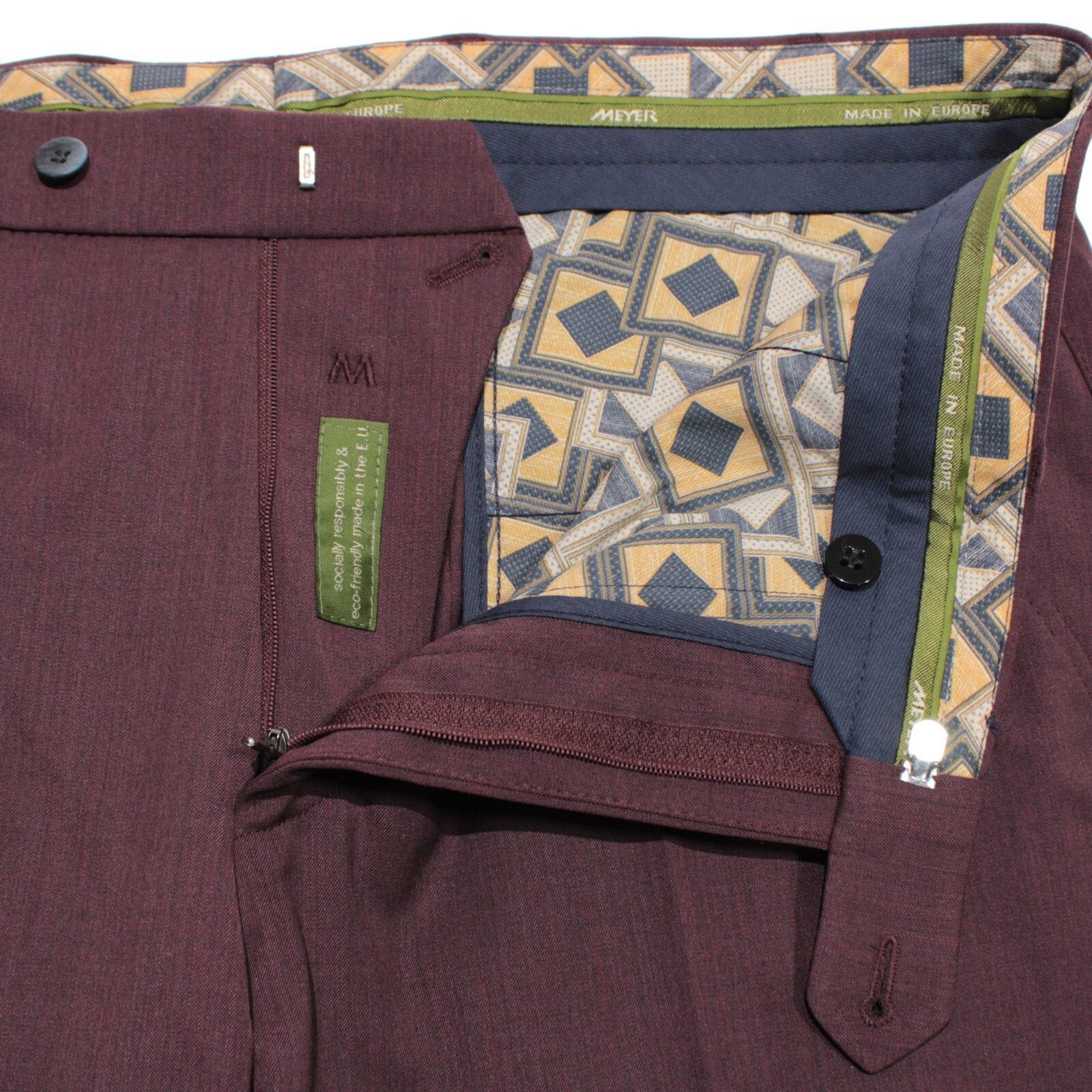 Other Meyer New with tags Dress Pants Size 38 US In Purple Size US 38 / EU 54 - 4 Thumbnail