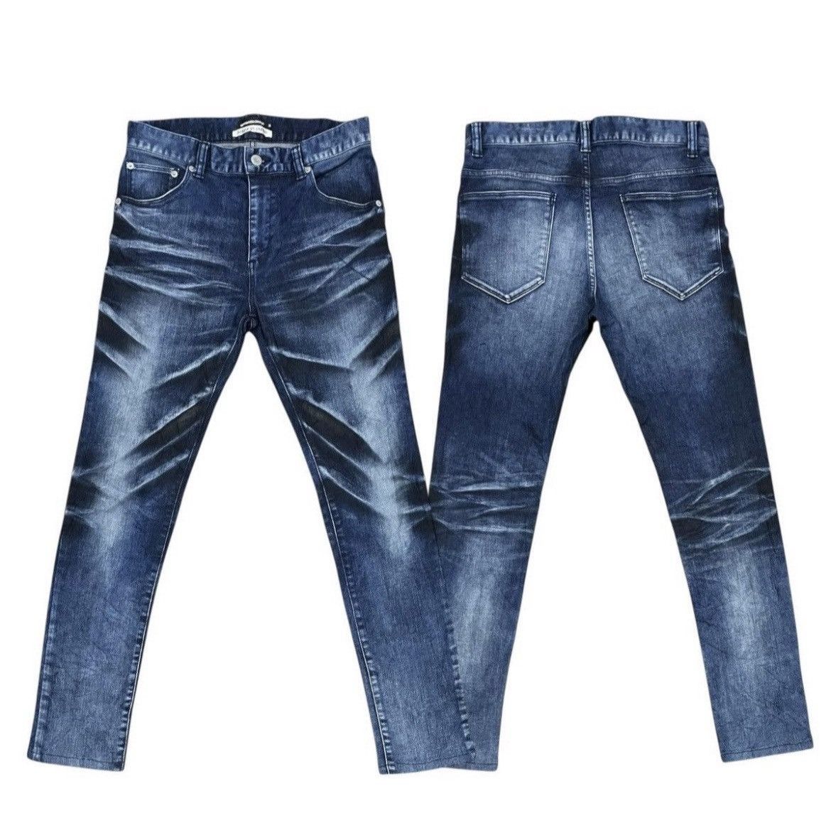 If Six Was Nine Semantic Japanese Brand Stonewash Jeans Size US 30 / EU 46 - 6 Thumbnail