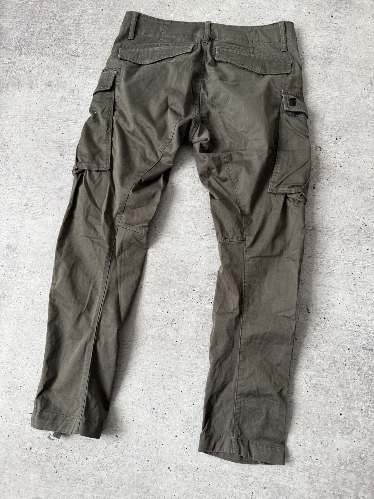 G-Star G-Star RAW Rovic Zip 3D Straight Tapered Cargo Pants Olive Size US 32 / EU 48 - 8 Thumbnail
