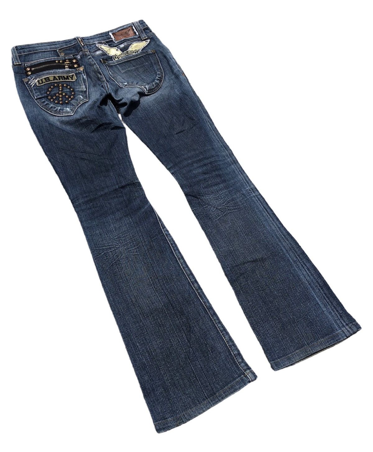 Robins Jeans Vintage Robins Jean low rise flared denim pants Size US 29 - 4 Thumbnail