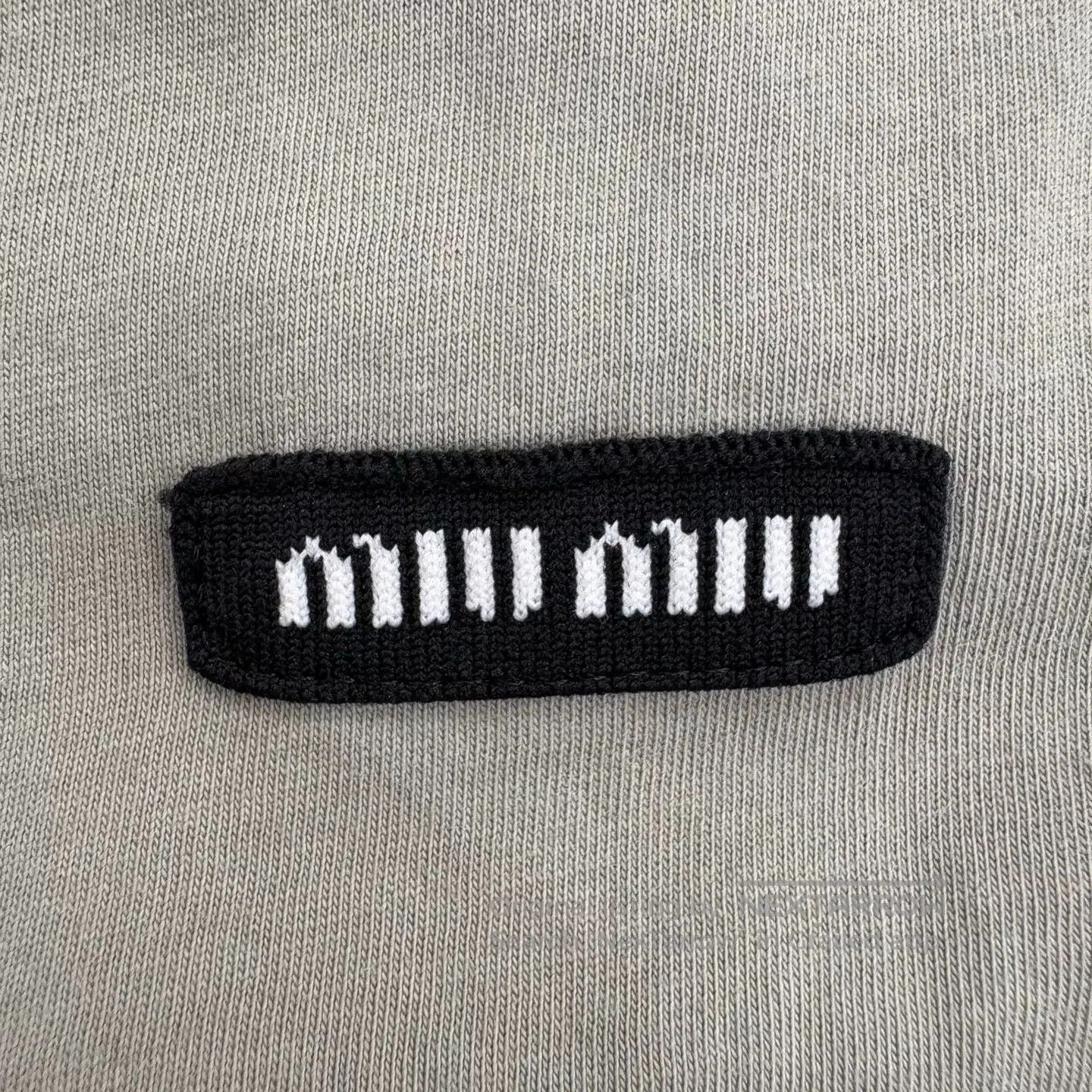 Miu Miu MIUMIU Layered Logo Long-sleeve T-shirt. Size M / US 6-8 / IT 42-44 - 8 Thumbnail