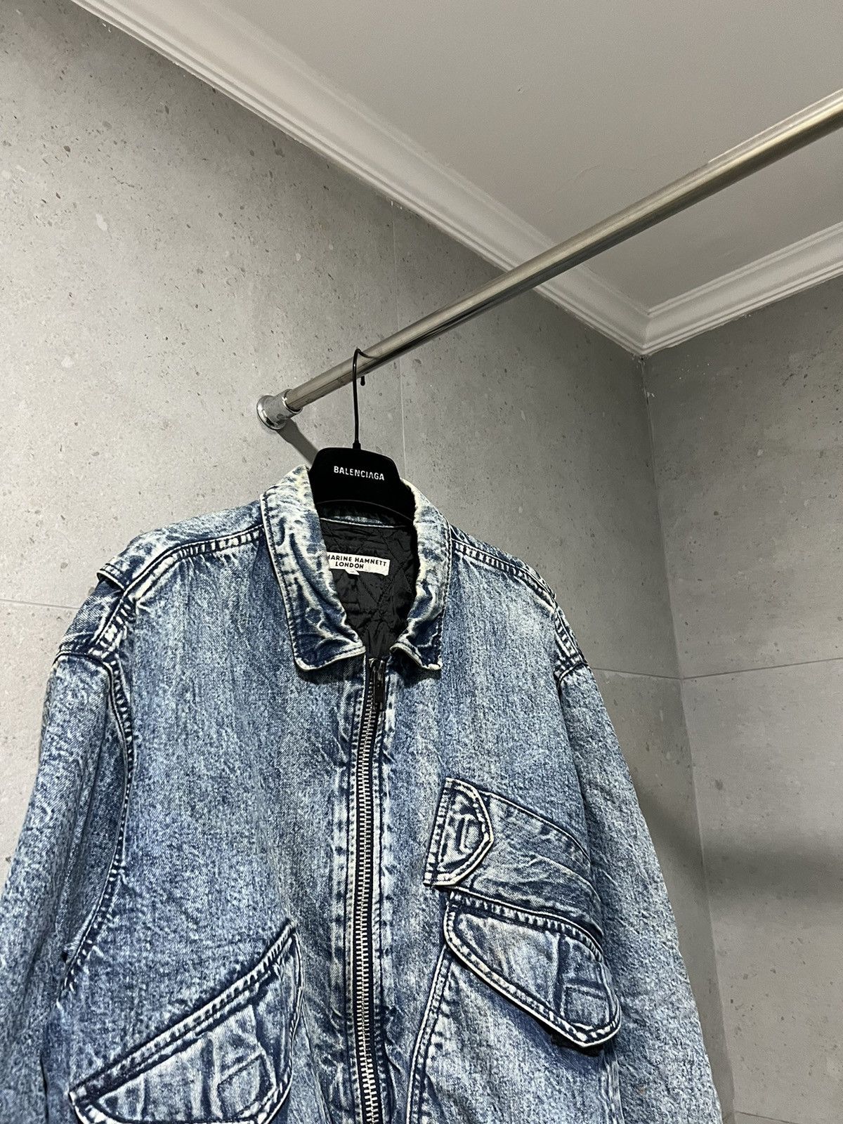 Katharine Hamnett London 80s Katharine Hamnett Denim Jacket Boxy 