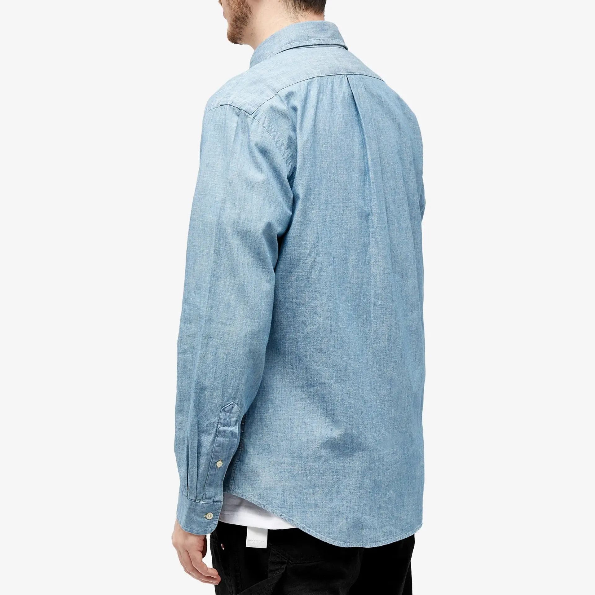 Polo Ralph Lauren o1s22i1n0125 Custom Fit Shirt in Light Blue Size US M / EU 48-50 / 2 - 2 Thumbnail