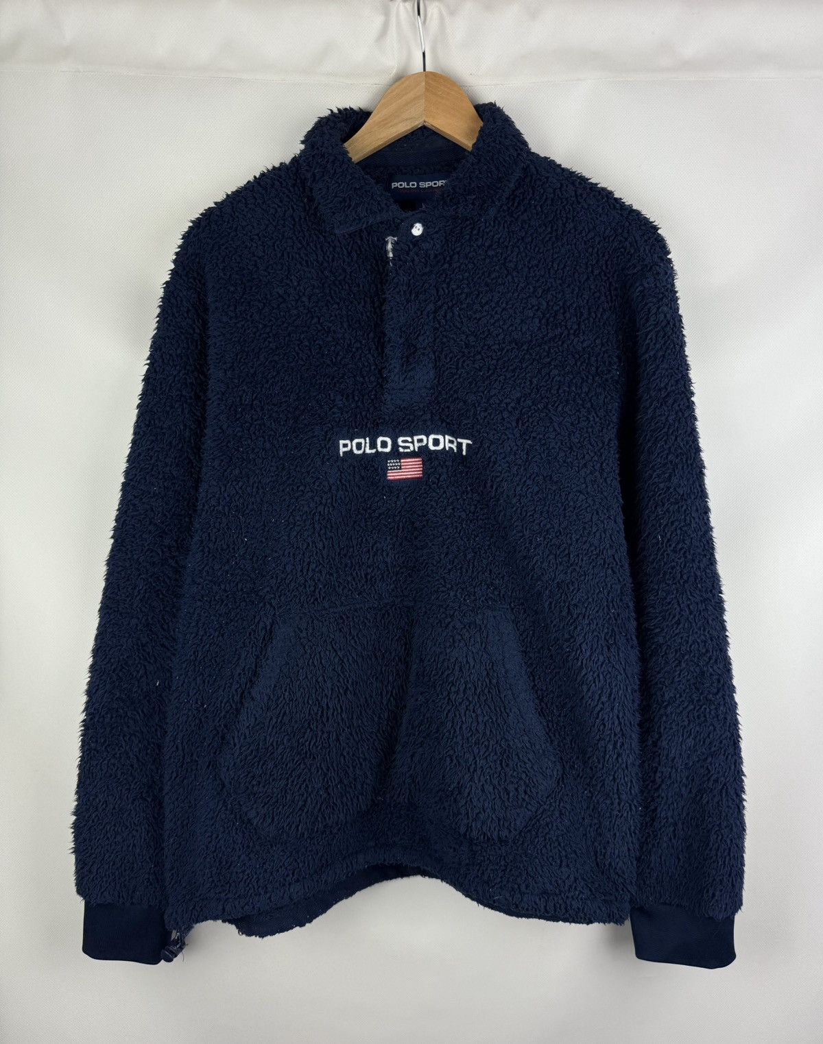 Polo Ralph Lauren Polo Sport Ralph Lauren Big Logo Fleece Sweatshirt Pullover Size US L / EU 52-54 / 3 - 1 Thumbnail