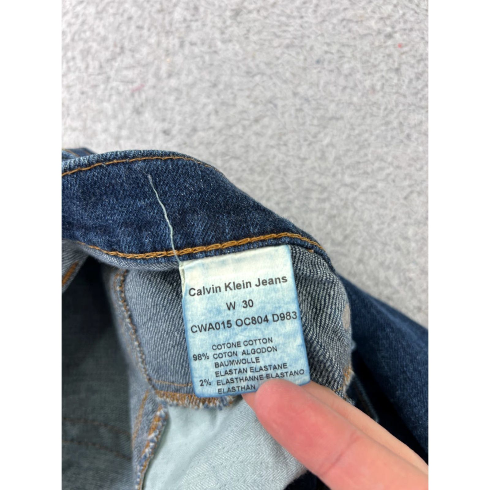Calvin Klein Calvin Klein Jeans Womens Bootcut Blue Denim 30 28x27 Regular Stretch Comfortable Size 30" / US 8 / IT 44 - 7 Thumbnail