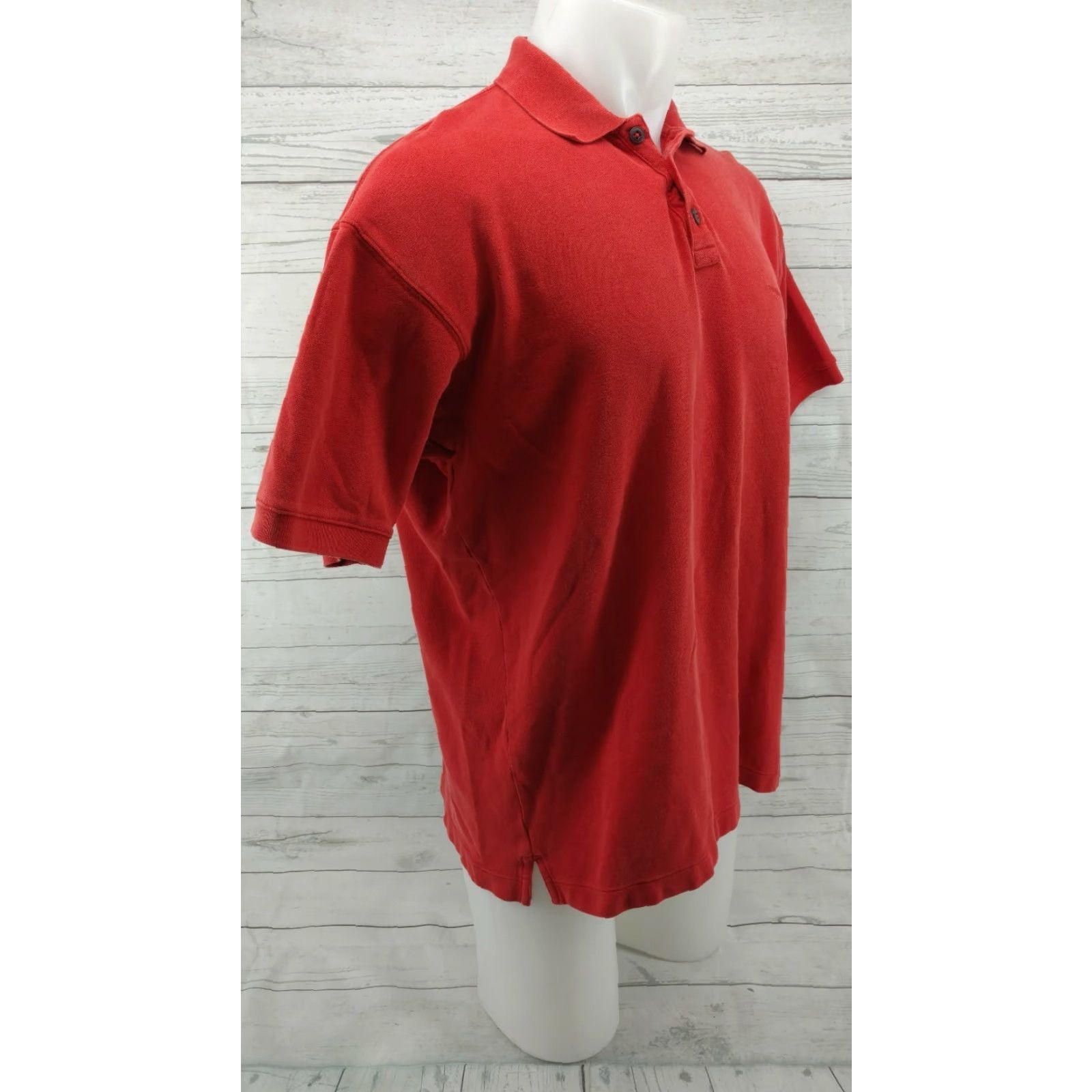Patagonia Patagonia Polo Shirt Mens L S/S Organic Cotton Dark Orange T-Shirt Rugby Solid Short Sleeve Collared Vintage: No Size US L / EU 52-54 / 3 - 3 Thumbnail