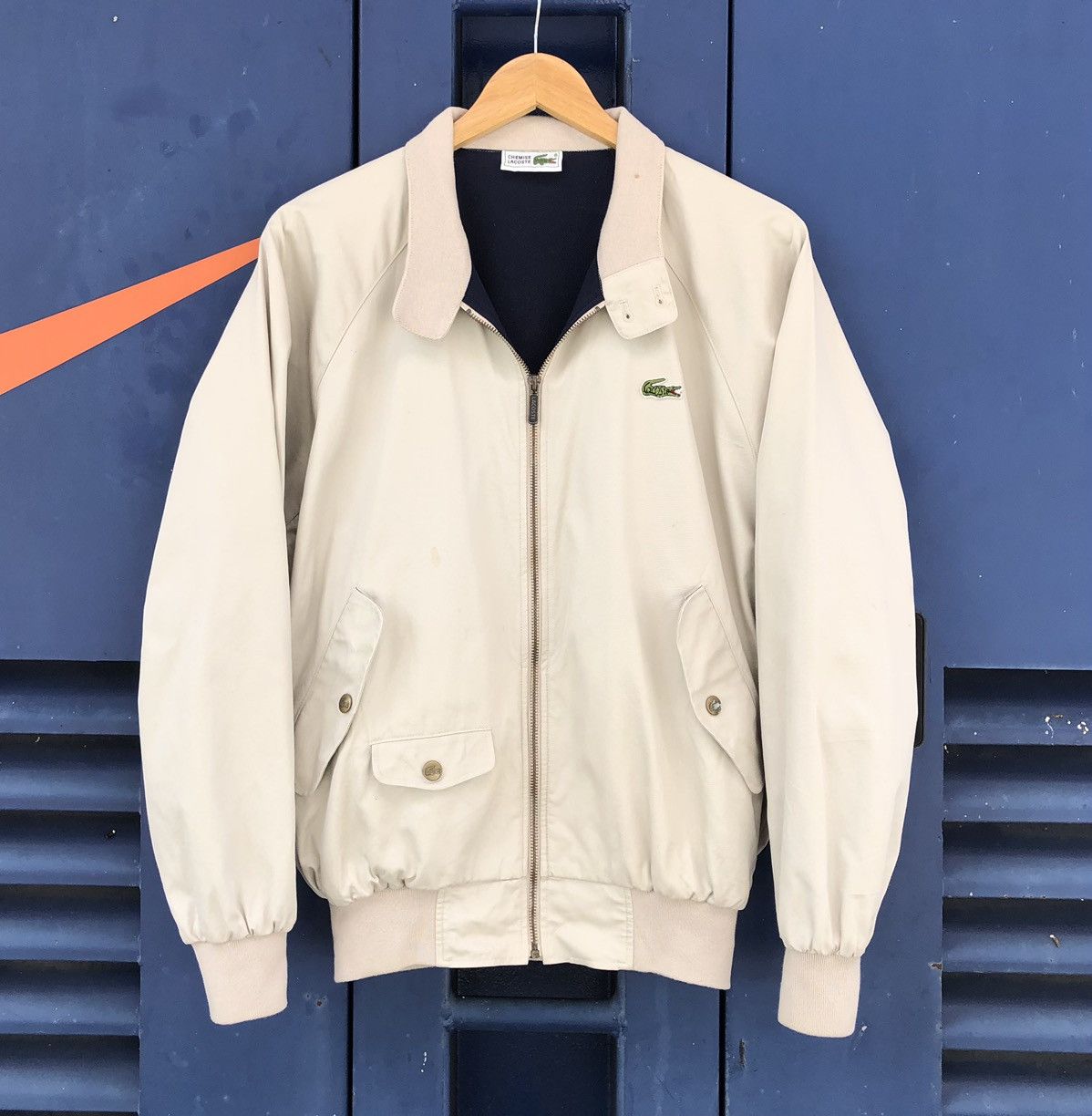 Lacoste Vintage Chemise Lacoste Zipper Bomber Jacket Size US L / EU 52-54 / 3 - 10 Thumbnail
