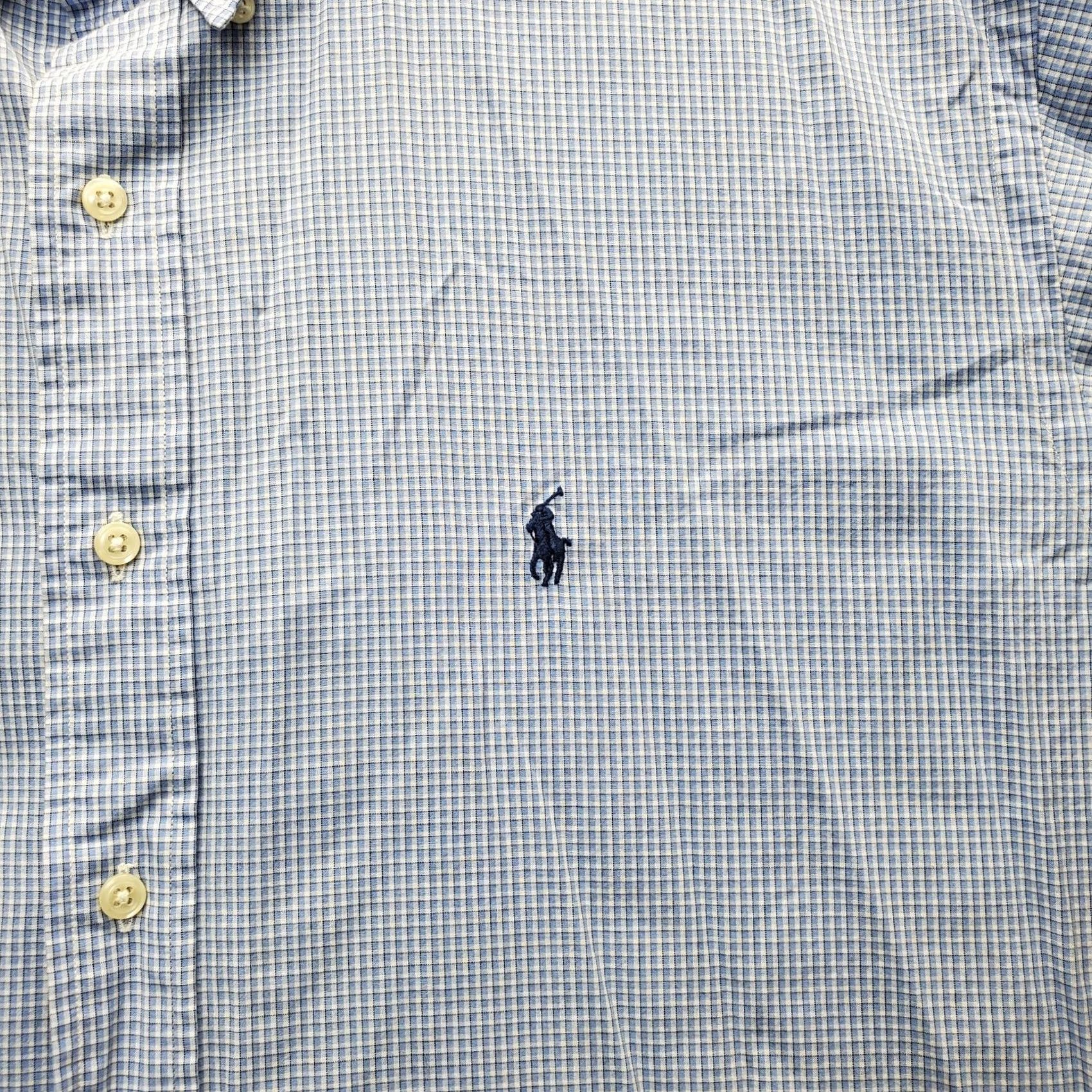 Ralph Lauren Ralph Lauren Mens Dress Shirt Multicolor Plaid Yarmouth Pony Logo Button Down 17 Size 46R - 7 Thumbnail