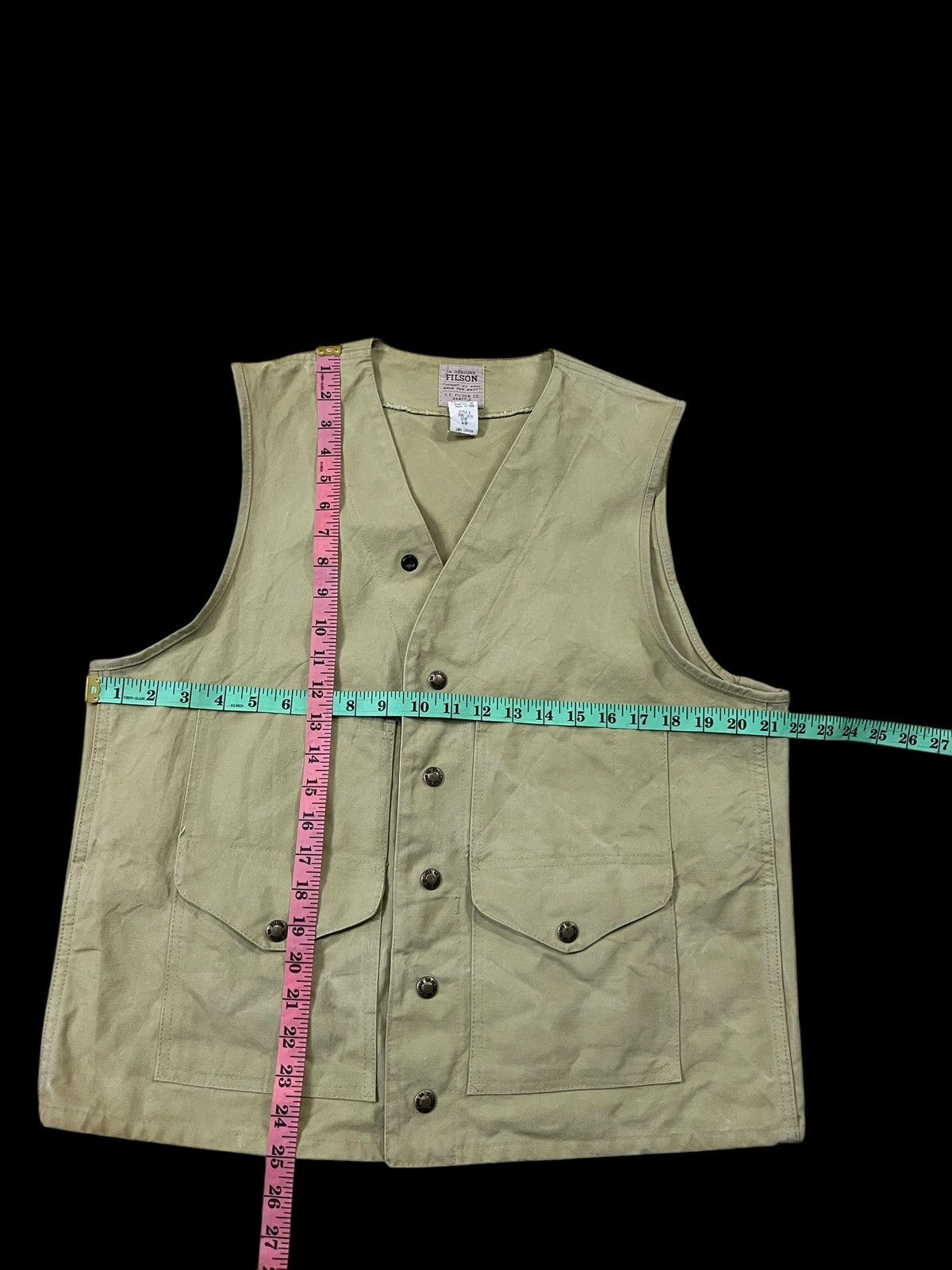 Filson RARE❗️80’S C.C FILSON CO SEATTLE MULTIPOCKET VEST Size US S / EU 44-46 / 1 - 9 Thumbnail