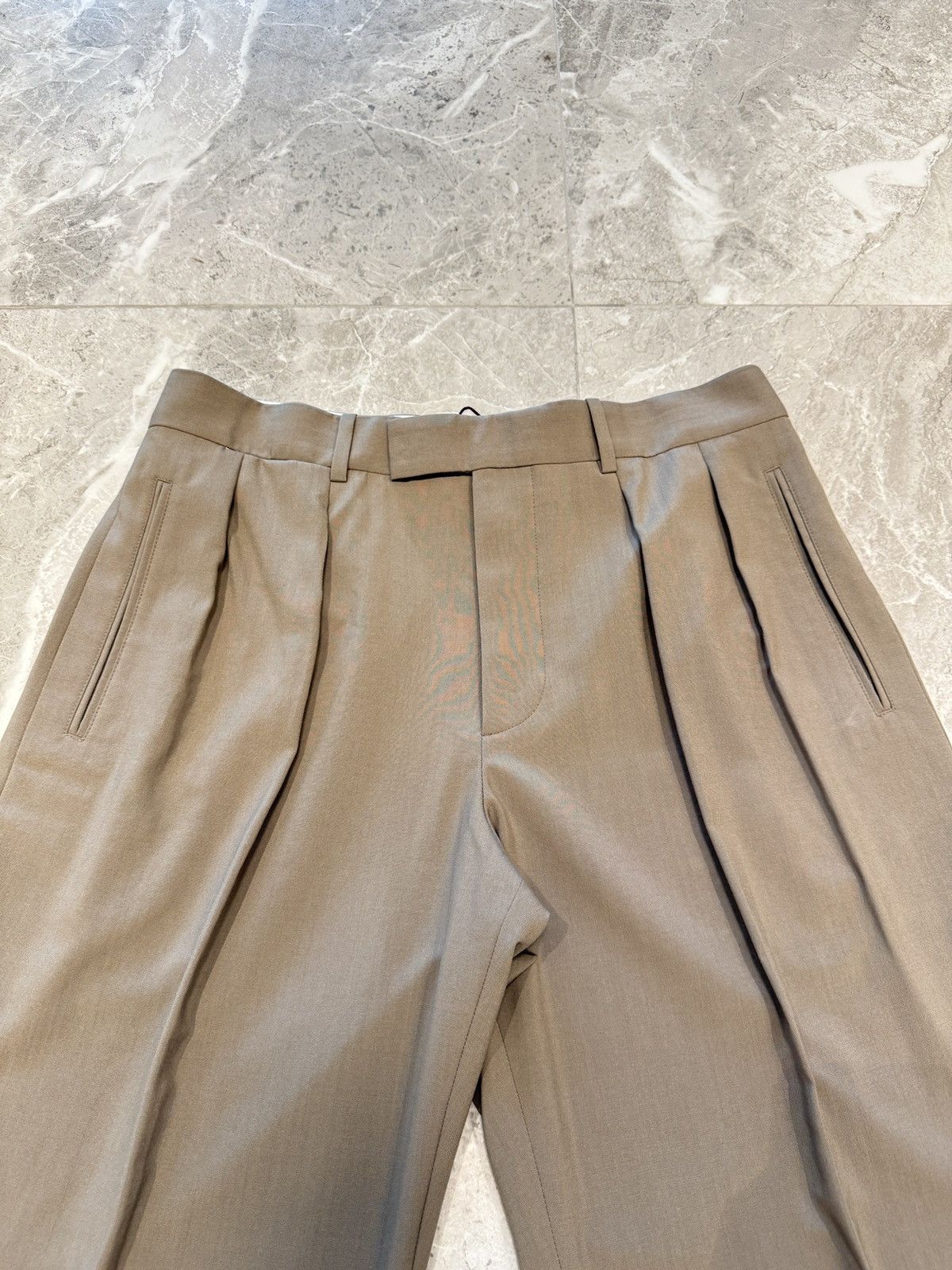 The Row The Row Mikeno Pleated Wool Pants | Grailed