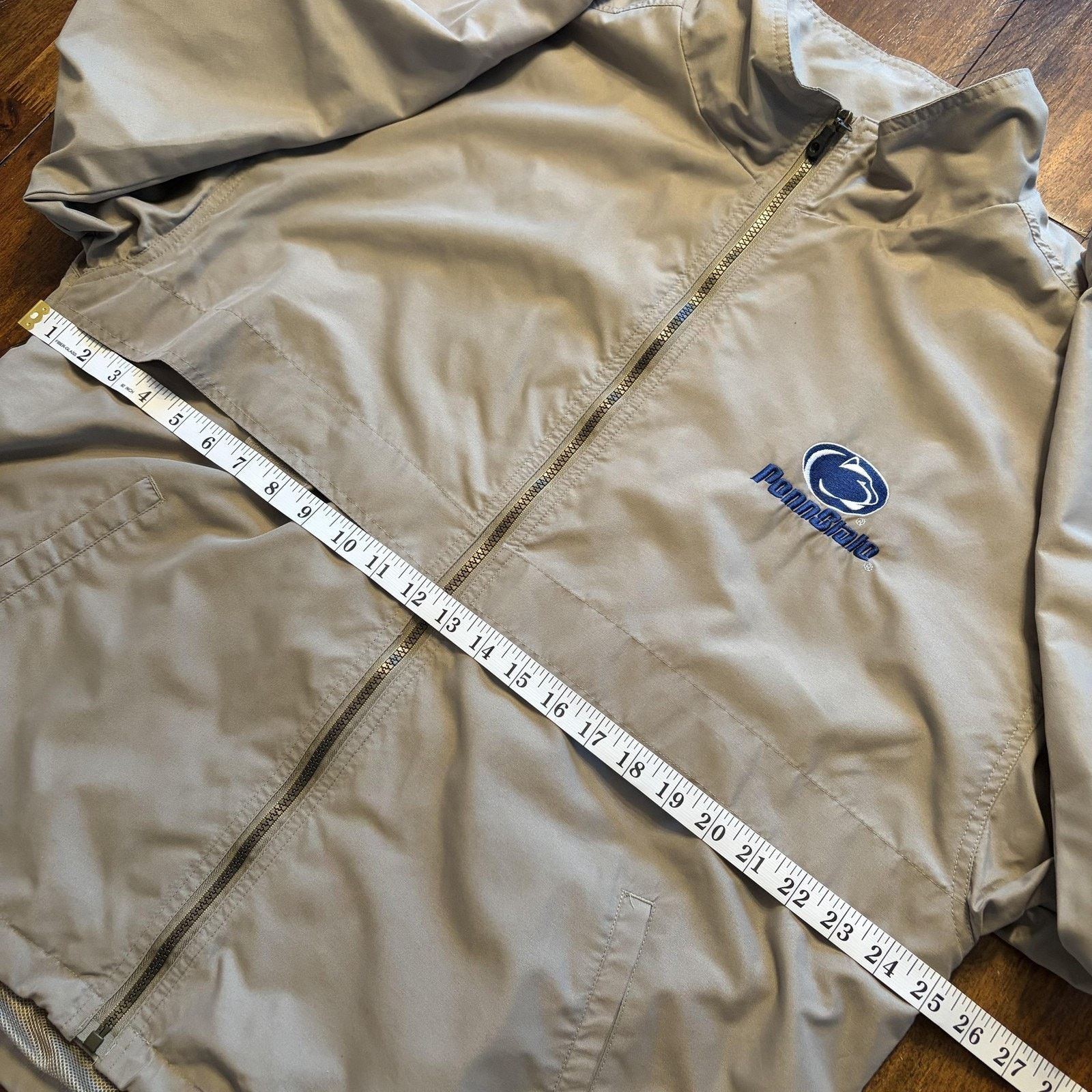 Vintage Vtg Penn State Nittany Lions Jacket Mens XL Beige NCAA Size US XL / EU 56 / 4 - 8 Thumbnail
