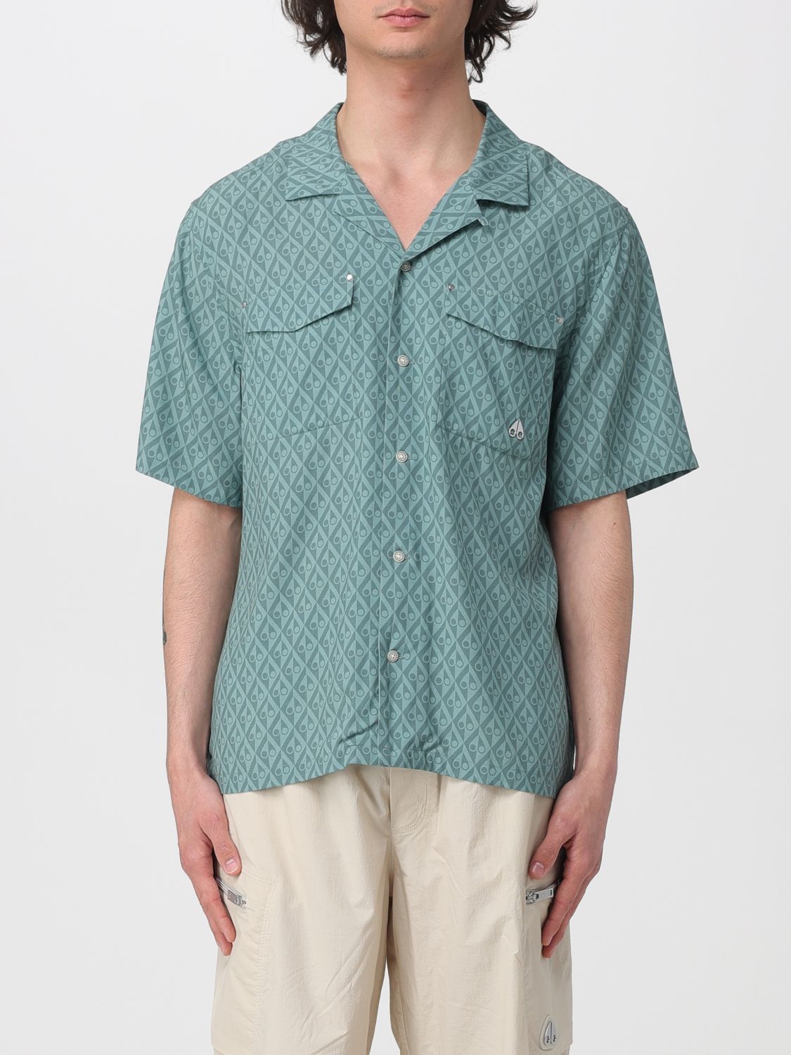 Moose Knuckles Moose Knuckles Shirt Men Green Size US S / EU 44-46 / 1 - 1 Thumbnail