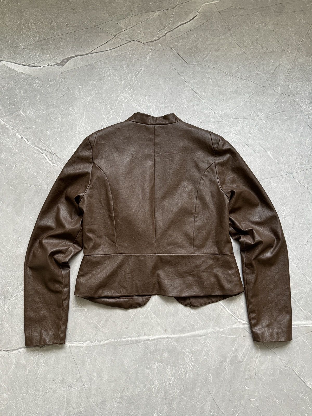 Hysteric Glamour 00s Military Napoleon Leather Blazer Jacket PPFM Style Size L / US 10 / IT 46 - 4 Thumbnail