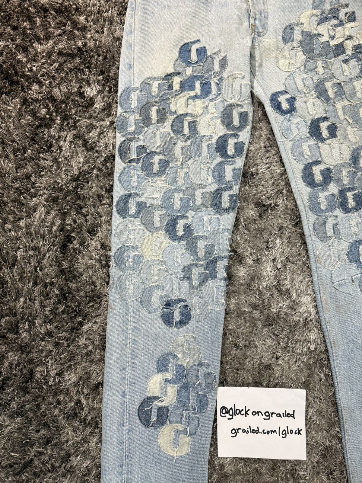 Gallery Dept. Gallery Dept Super Flooded G Patch Levi’s Denim Size 31x34 Size US 31 - 2 Thumbnail
