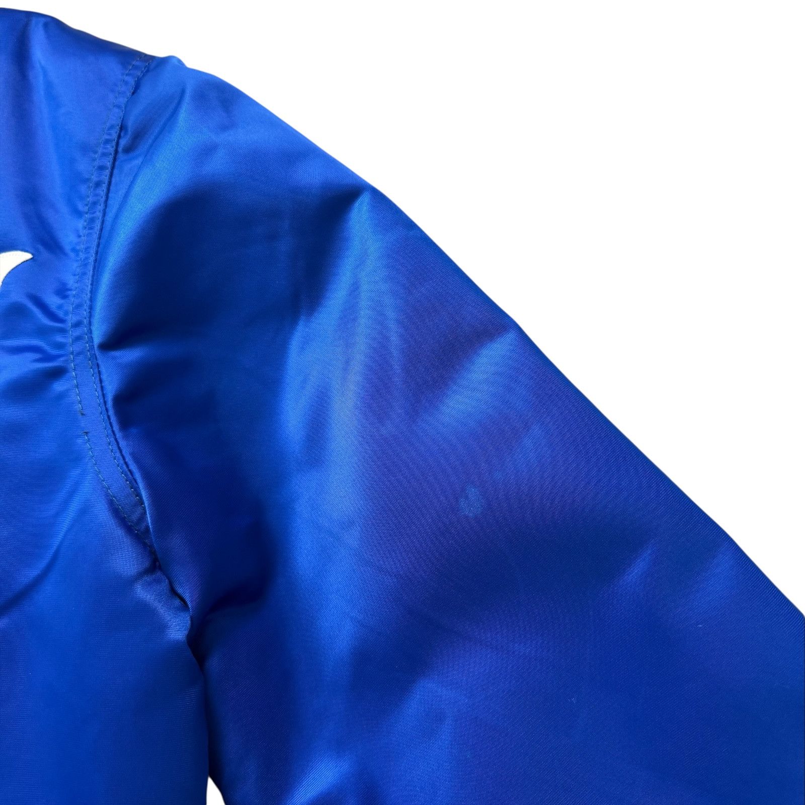 MLB VTG LA DODGERS LICENSED SATIN JACKET DUGOUT SHERPA LINED Size US M / EU 48-50 / 2 - 7 Thumbnail