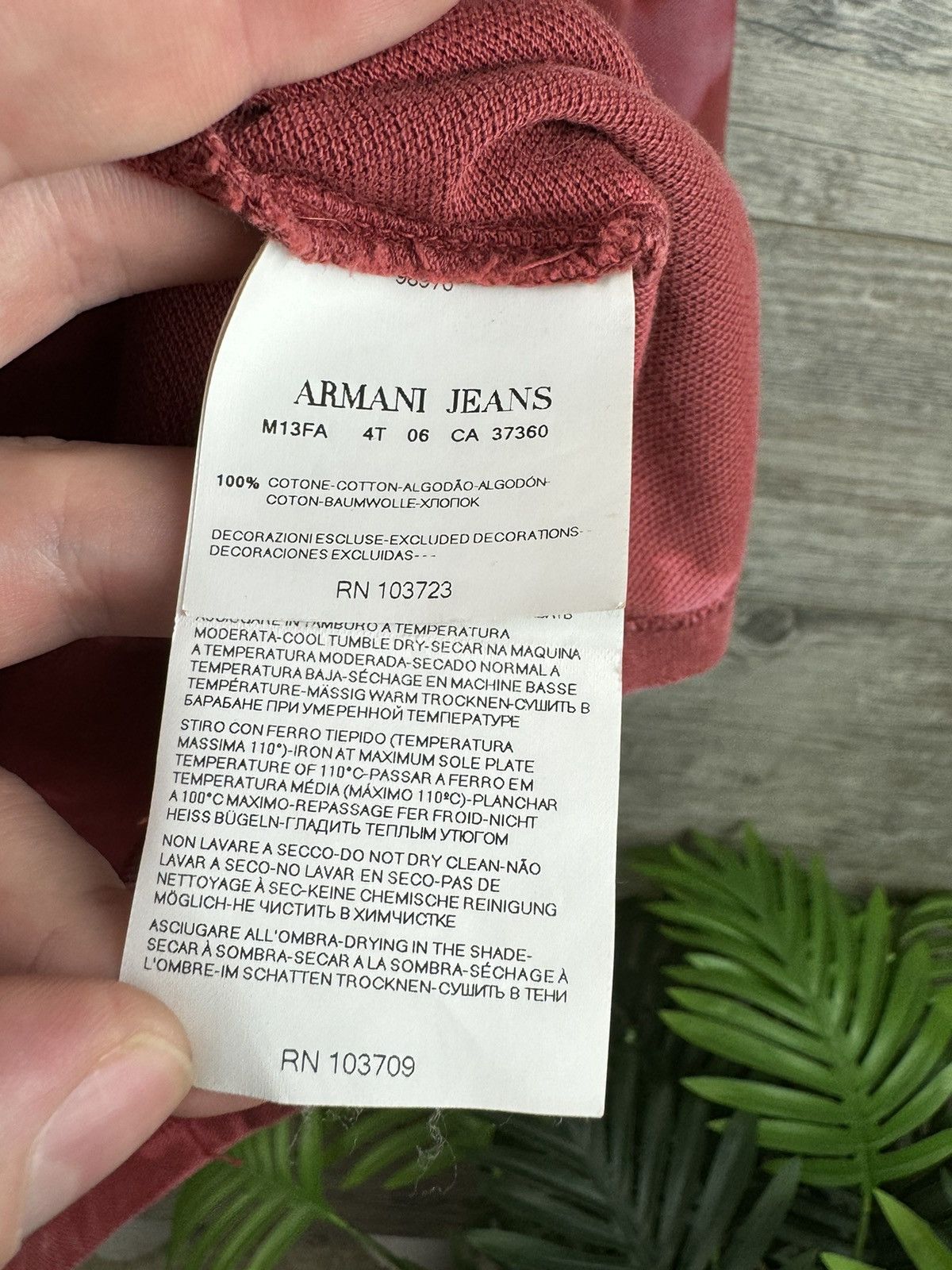 Armani ARMANI JEANS TEE T-shirt polo tay day style Size US M / EU 48-50 / 2 - 5 Thumbnail