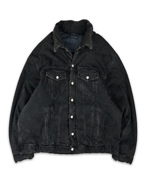 Balenciaga Balenciaga SS22 Padded Oversized Washed Denim Jacket Size US XL / EU 56 / 4 - 8 Thumbnail
