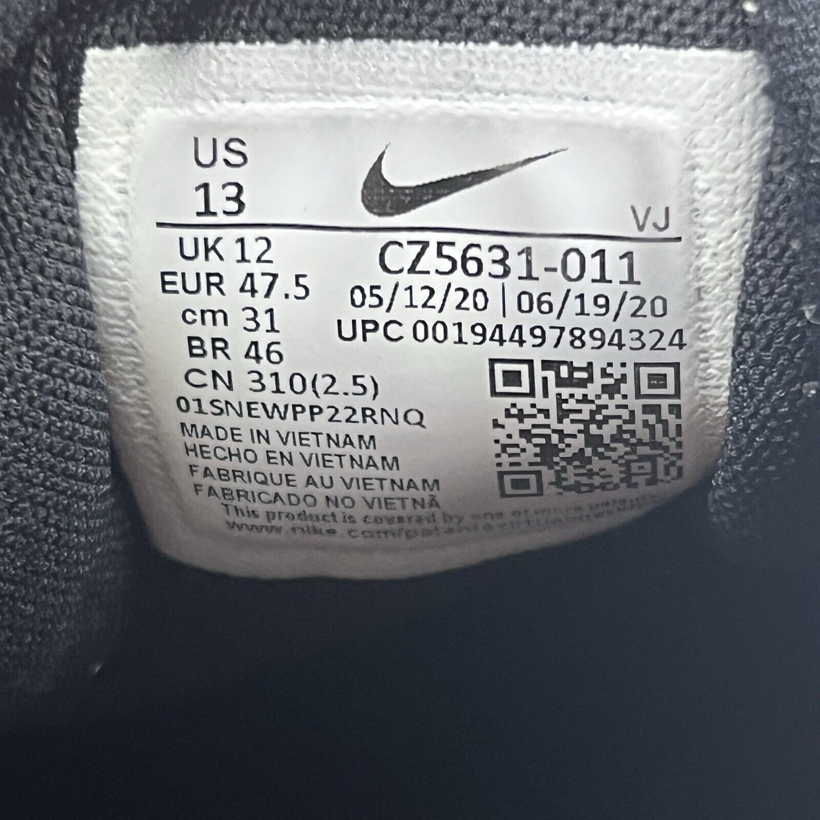 Nike Nike Reposto Running Sneakers Men's 13 Black Mantra Orange Size US 13 / EU 46 - 8 Thumbnail