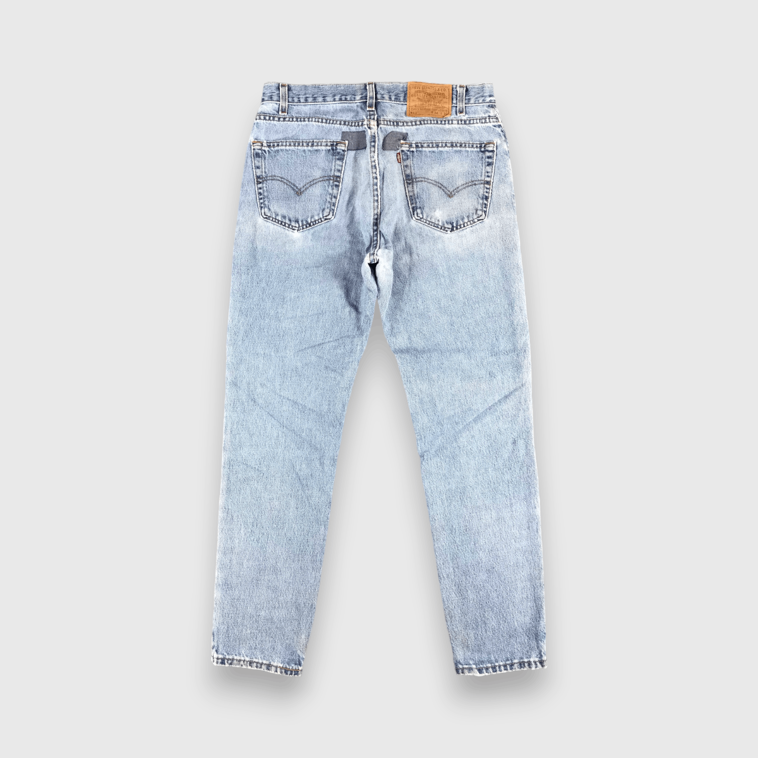 Levi's 90s Vintage Light Wash Levis 512 Jeans-J1665 Size US 34 / EU 50 - 2 Thumbnail